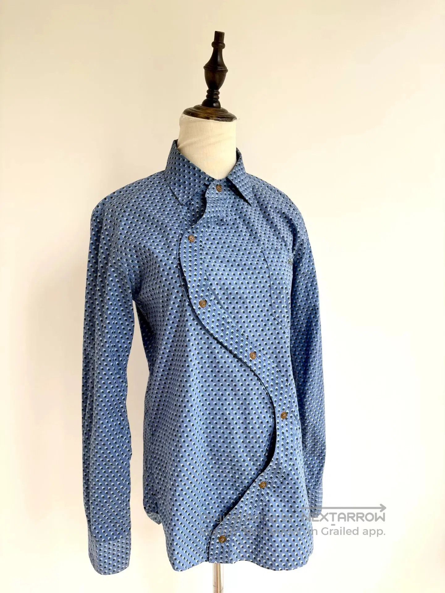 Vivienne Westwood vivienne westwood blue polka dot shirt. Size L / US 10 / IT 46 - 1 Thumbnail