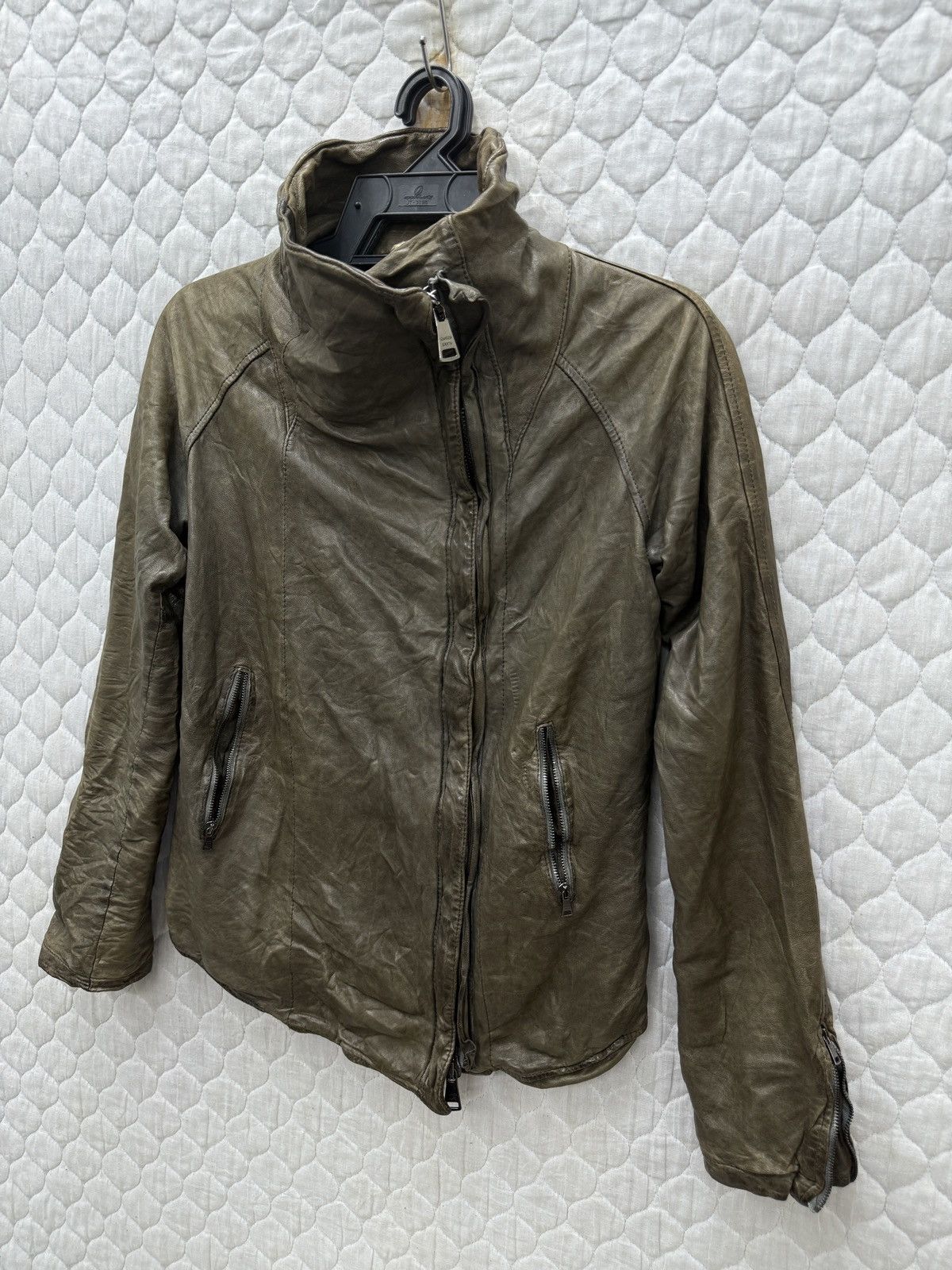 Giorgio Brato 💥🔥💥STEALS GIORGIO BRATO ORGANIC EDITION LEATHER GHOST JACKET Size S / US 4 / IT 40 - 14 Thumbnail