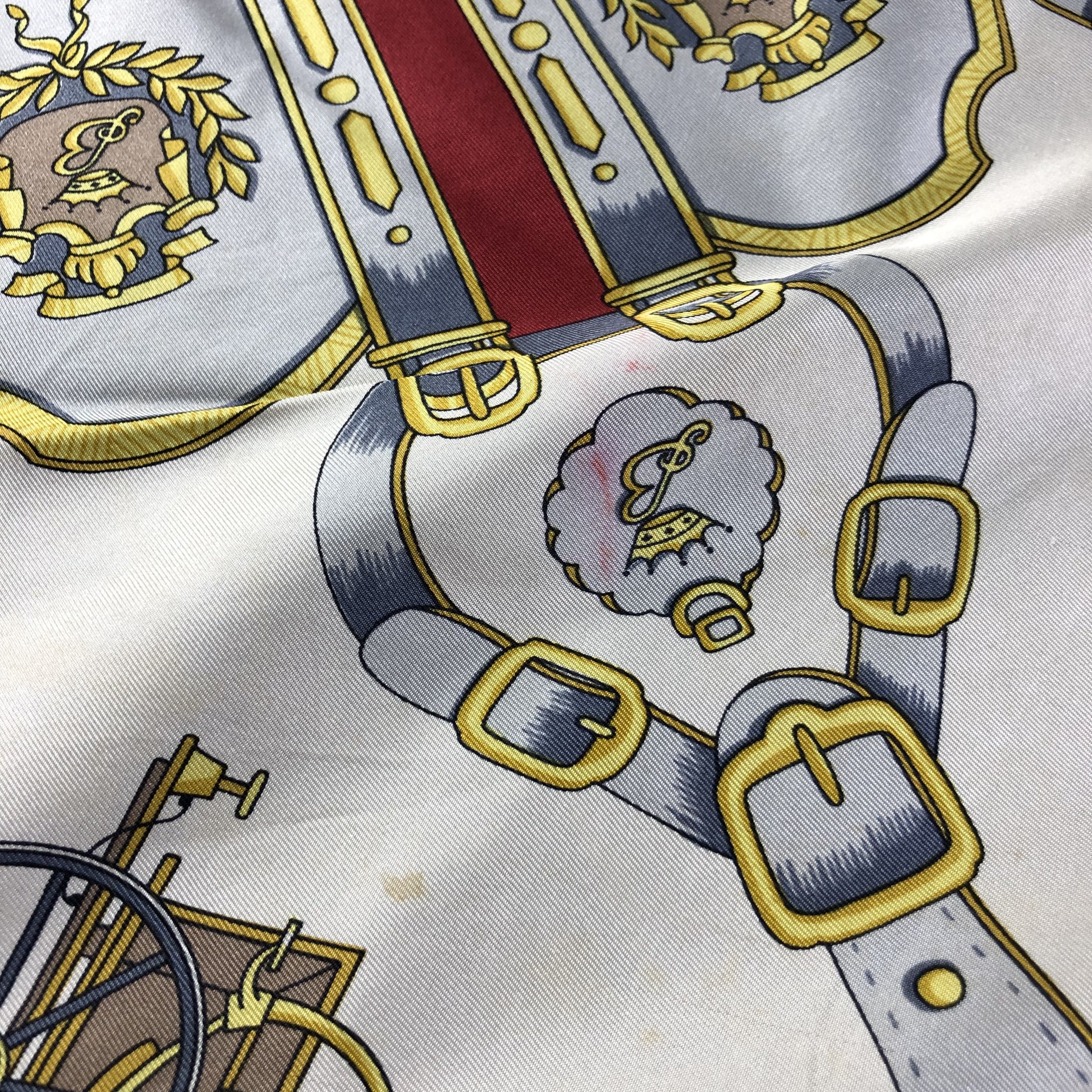 Vintage Manolo Borromeo Luxury Hand Rolled Silk Scarf M433 Size ONE SIZE - 10 Thumbnail