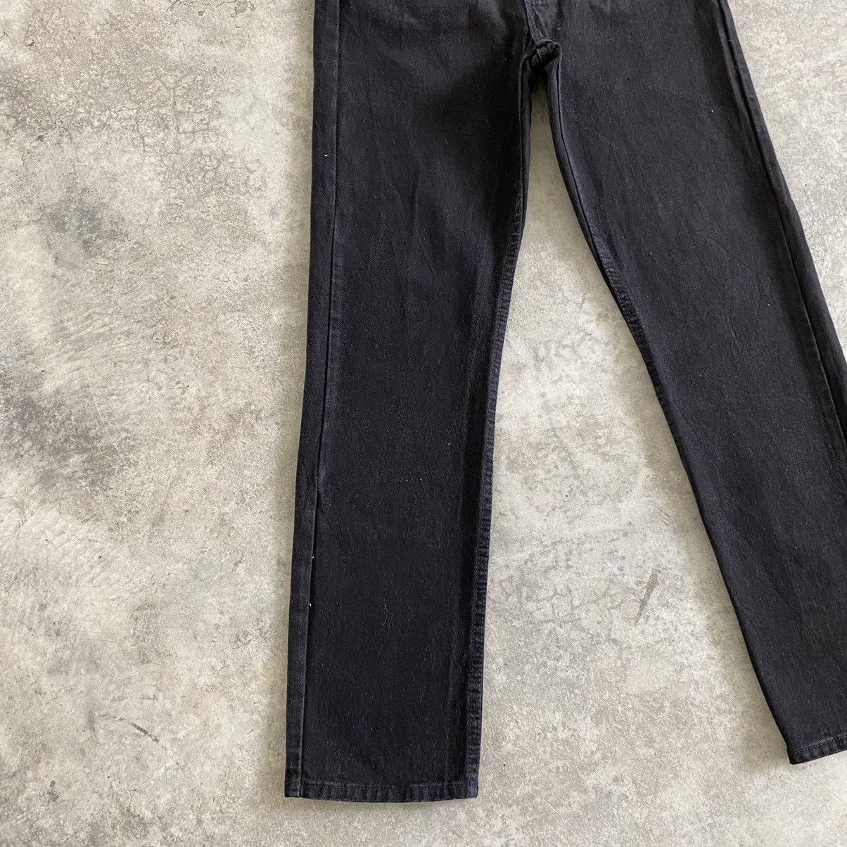 Levi's VTG 1995 Levis 505 Orange Tab Straight Leg Black Denim Size US 31 - 8 Thumbnail