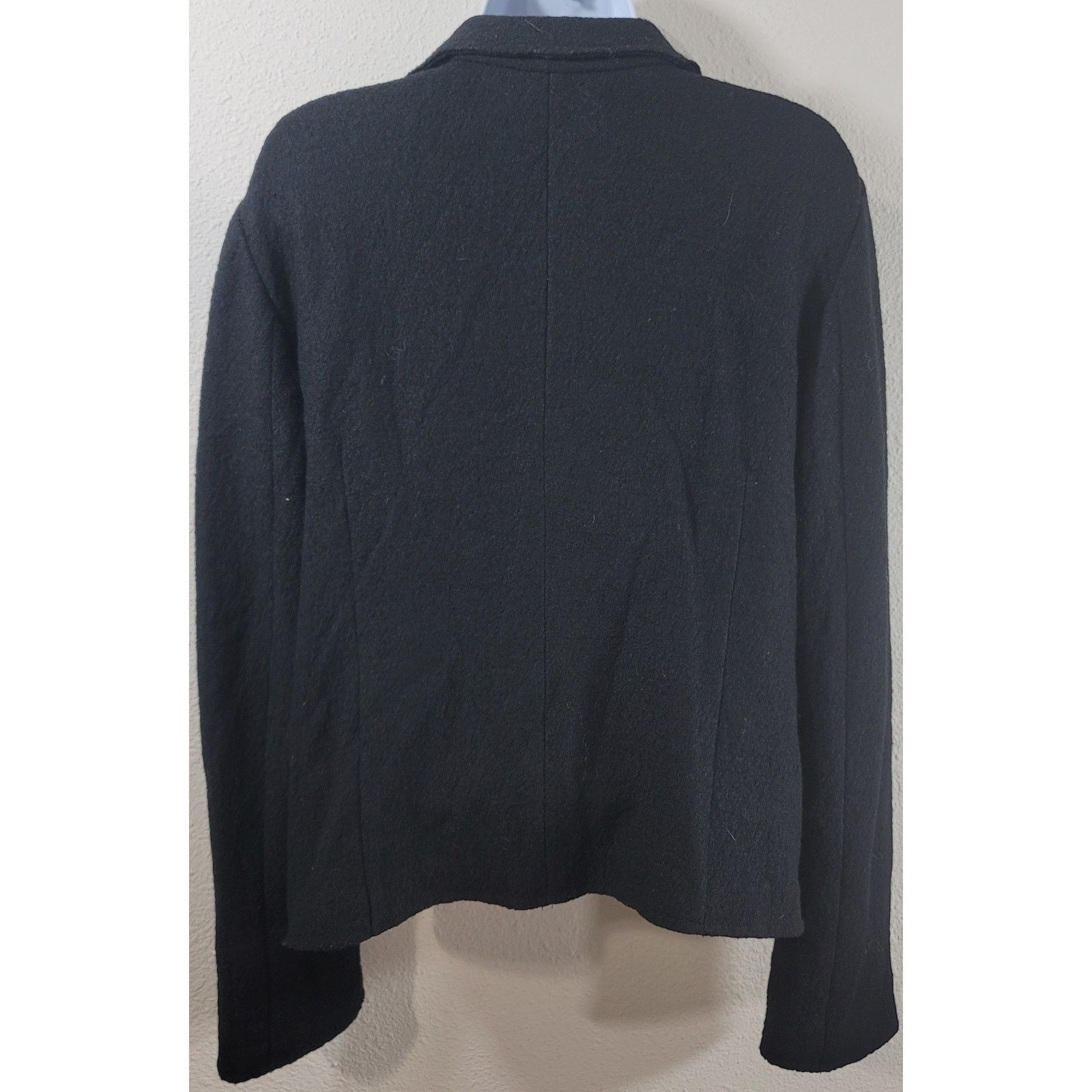 Other J. Jill Black Notched Collar 2 Button Closure Blazer Medium Size M / US 6-8 / IT 42-44 - 2 Thumbnail