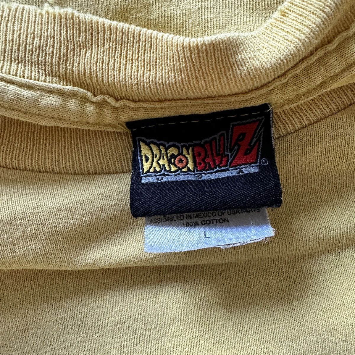 Vintage Vintage Dragon Ball Z Goku Super Saiyan L 90s Faded Yellow Size US L / EU 52-54 / 3 - 6 Thumbnail