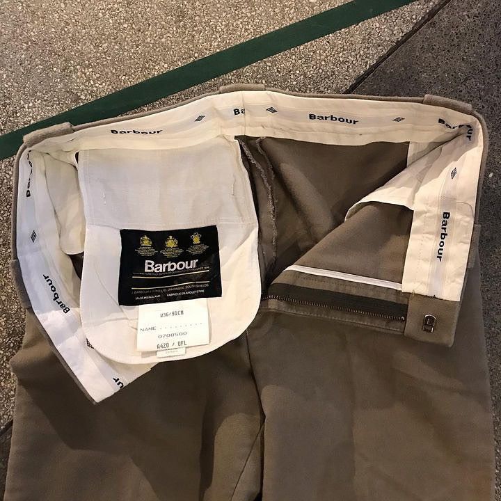 Barbour × Other UK Barbour A420 Vintage Green Moleskin Trouser PantsEngland Size US 32 / EU 48 - 10 Thumbnail