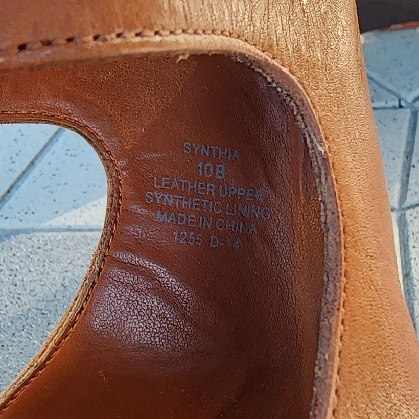 Lauren Ralph Lauren Lauren Ralph Lauren Synthia Leather Platform Sandals 10 Size US 10 / IT 40 - 9 Thumbnail