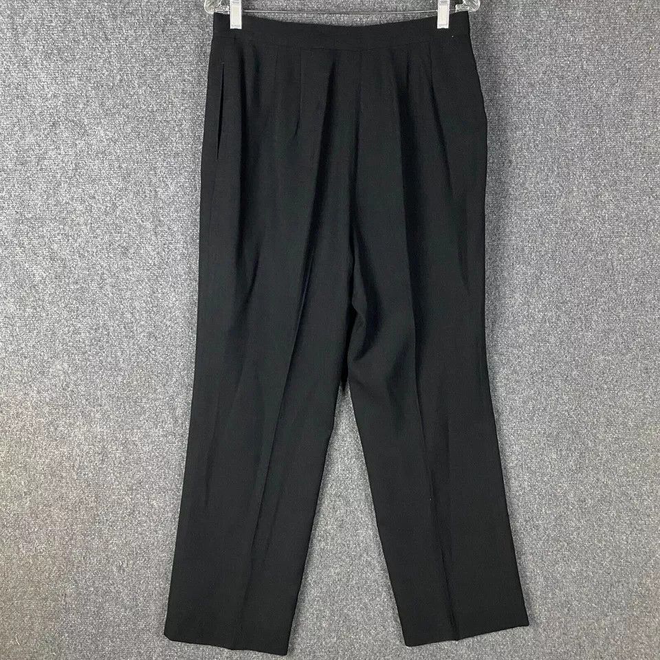 Kasper Kasper Pants Women's Size 12 Trousers Black Adults Size 34" / US 12 / IT 48 - 5 Thumbnail