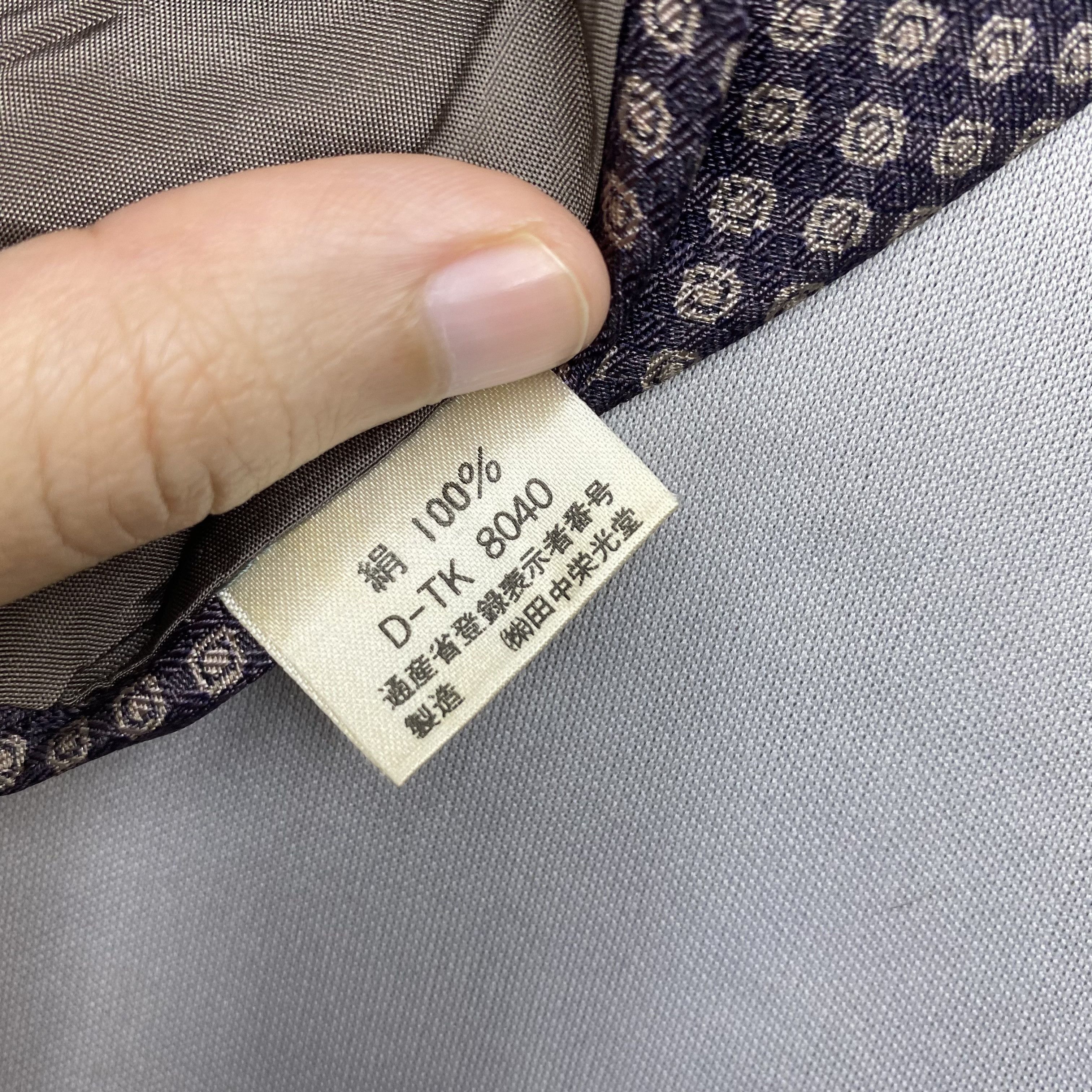Issey Miyake Vintage Issey Miyake SILK Necktie Cravate Pure Silk Neck Tie Size ONE SIZE - 7 Thumbnail