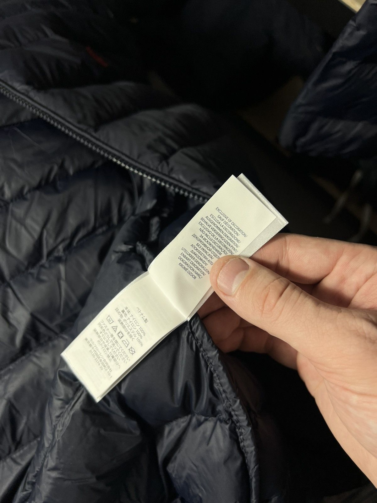 Polo Ralph Lauren Polo Ralph Lauren Navy Water Repellent Hooded Puffer Jacket Size US L / EU 52-54 / 3 - 15 Thumbnail