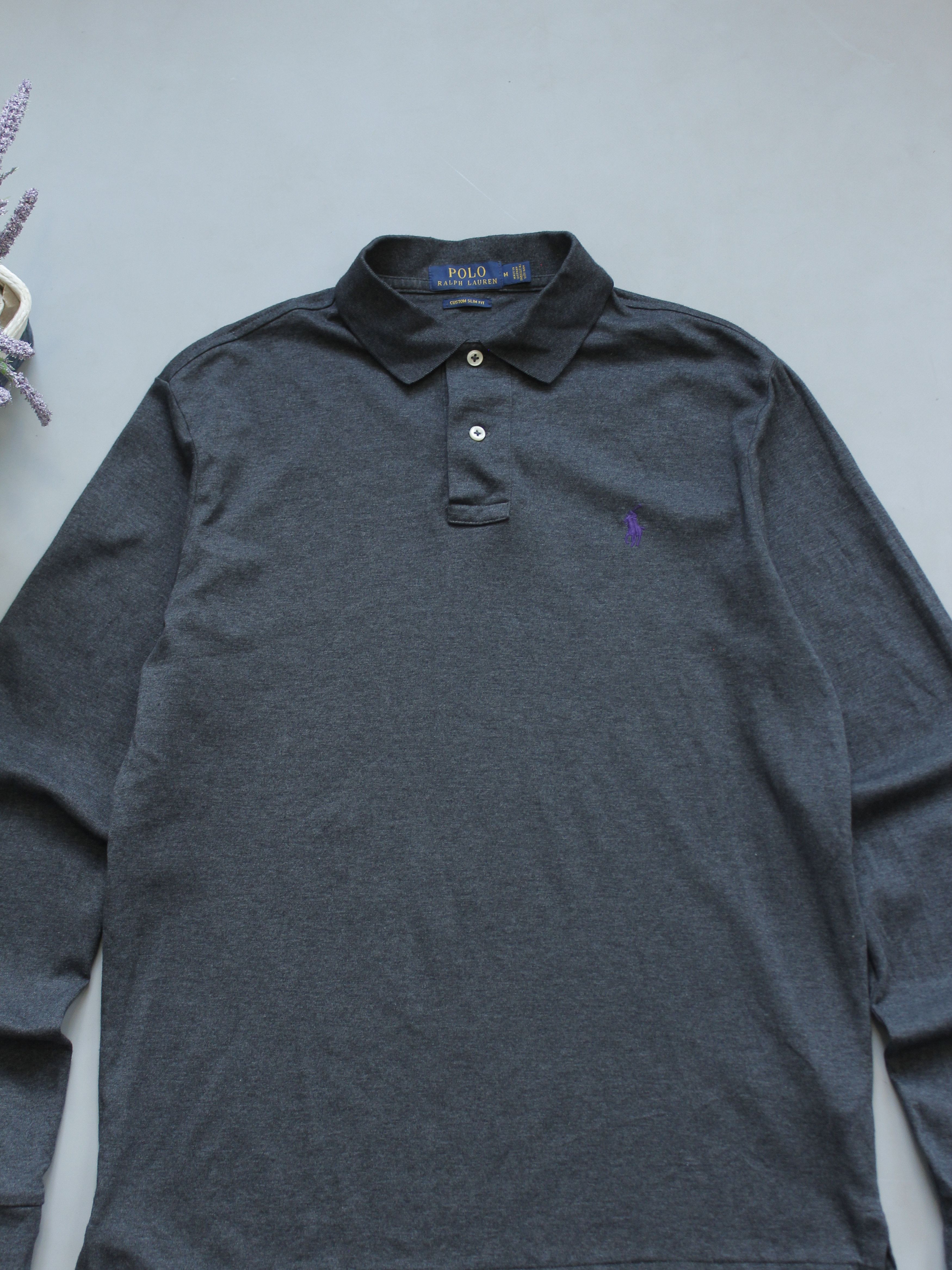 Polo Ralph Lauren Polo Ralph Lauren Prl longsleeve shirt gray mens m rl Size US M / EU 48-50 / 2 - 2 Thumbnail
