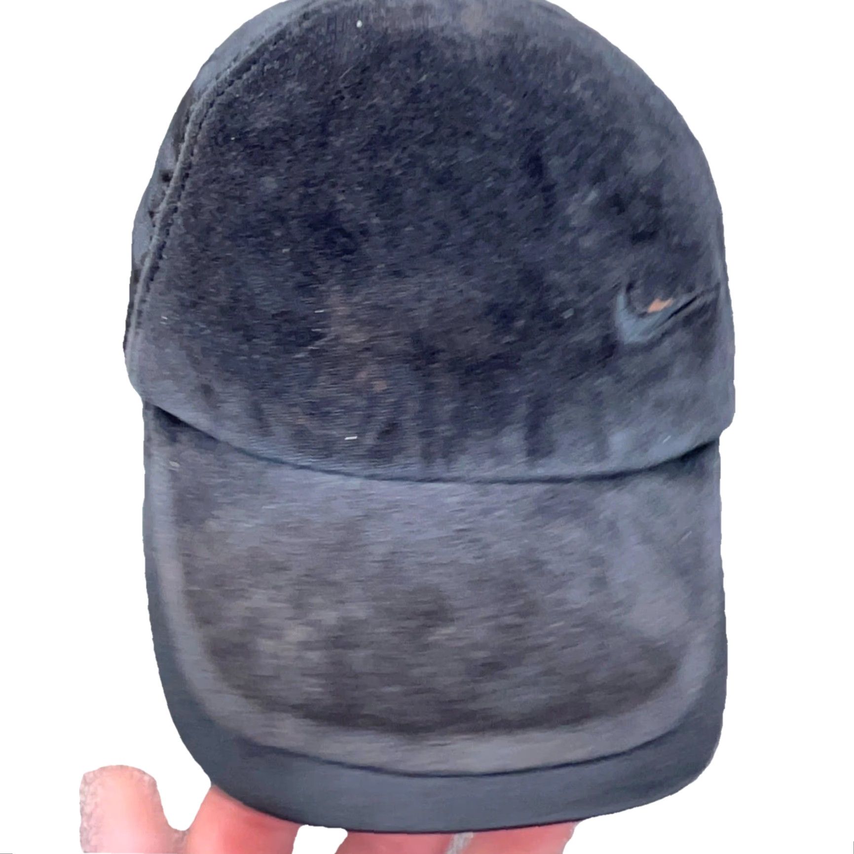 Nike VINTAGE Nike Hat Cap Black Velvet Valor Strap Back Ladies Womens Y2K Cyber 00s* Nike Cap Women Adjustable Velvet Logo Sports Modern 90s Size ONE SIZE - 7 Thumbnail