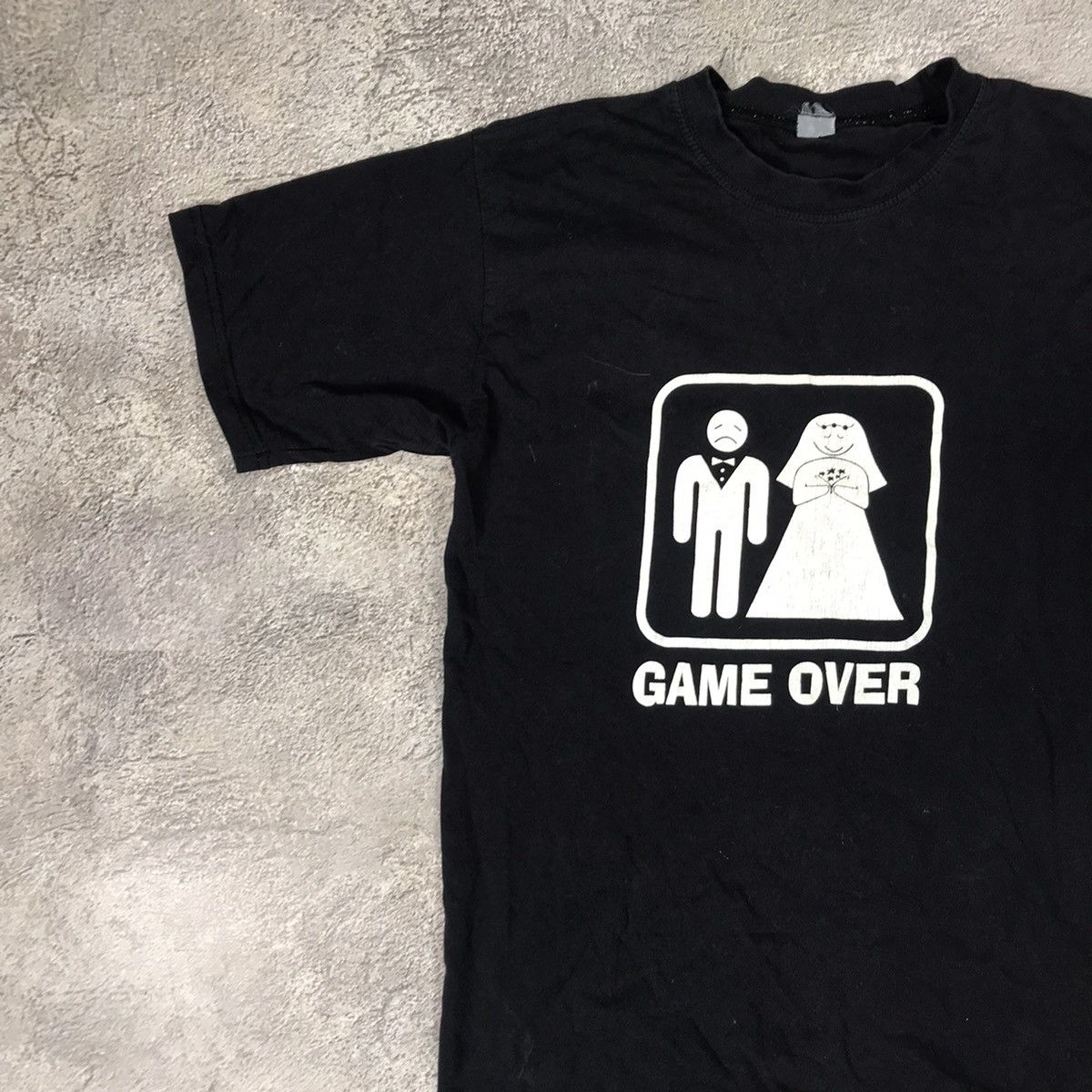 Vintage Vintage Y2K Graphic Tee Game Over Funny Slogan Streetwear M Size US M / EU 48-50 / 2 - 2 Thumbnail