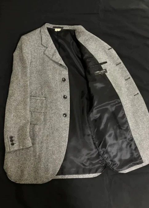 Comme des Garcons Comme Des Garcons MSide buttoned wool suit jacket 2502-Next Size US M / EU 48-50 / 2 - 2 Thumbnail