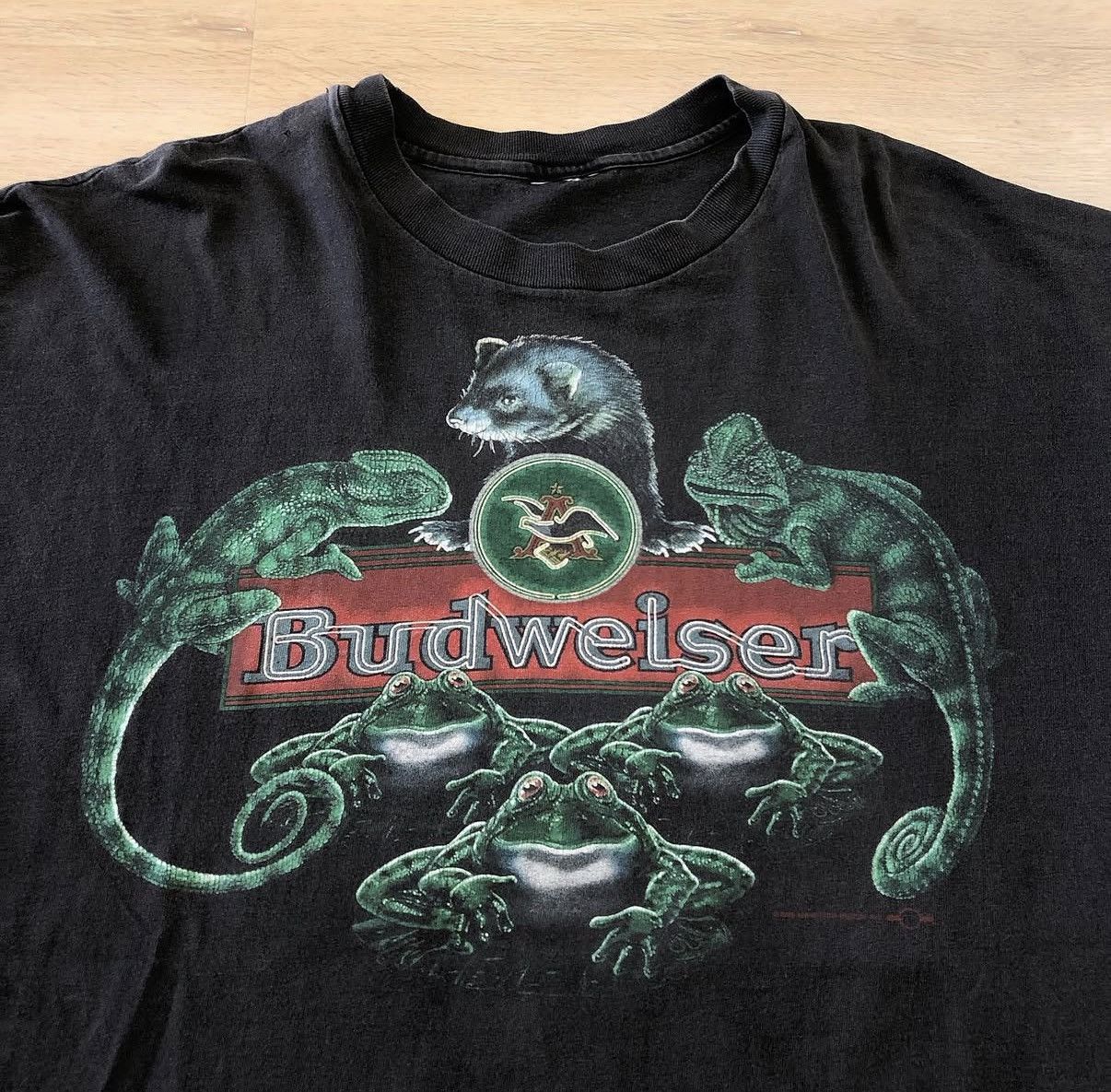 Budweiser Vintage Budweiser Swamp T-Shirt Size US L / EU 52-54 / 3 - 2 Thumbnail