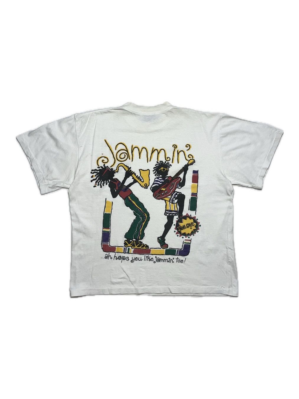 Stussy vtg single stitch boxy cropped irie blue graphic tee Size US L / EU 52-54 / 3 - 1 Thumbnail