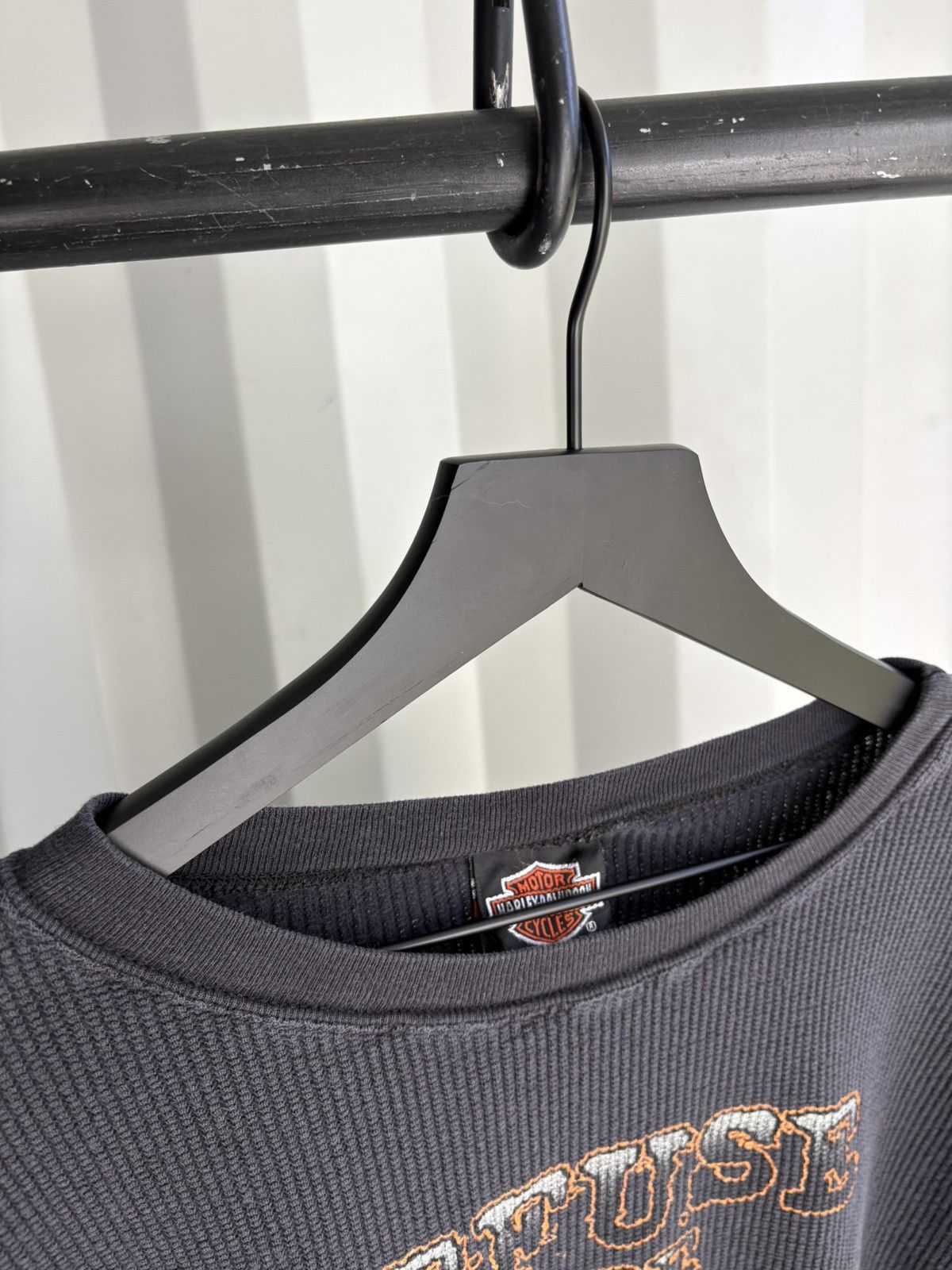 Harley Davidson Harley Davidson Thrashed Faded Thermal Distress grunge Size US XL / EU 56 / 4 - 6 Thumbnail