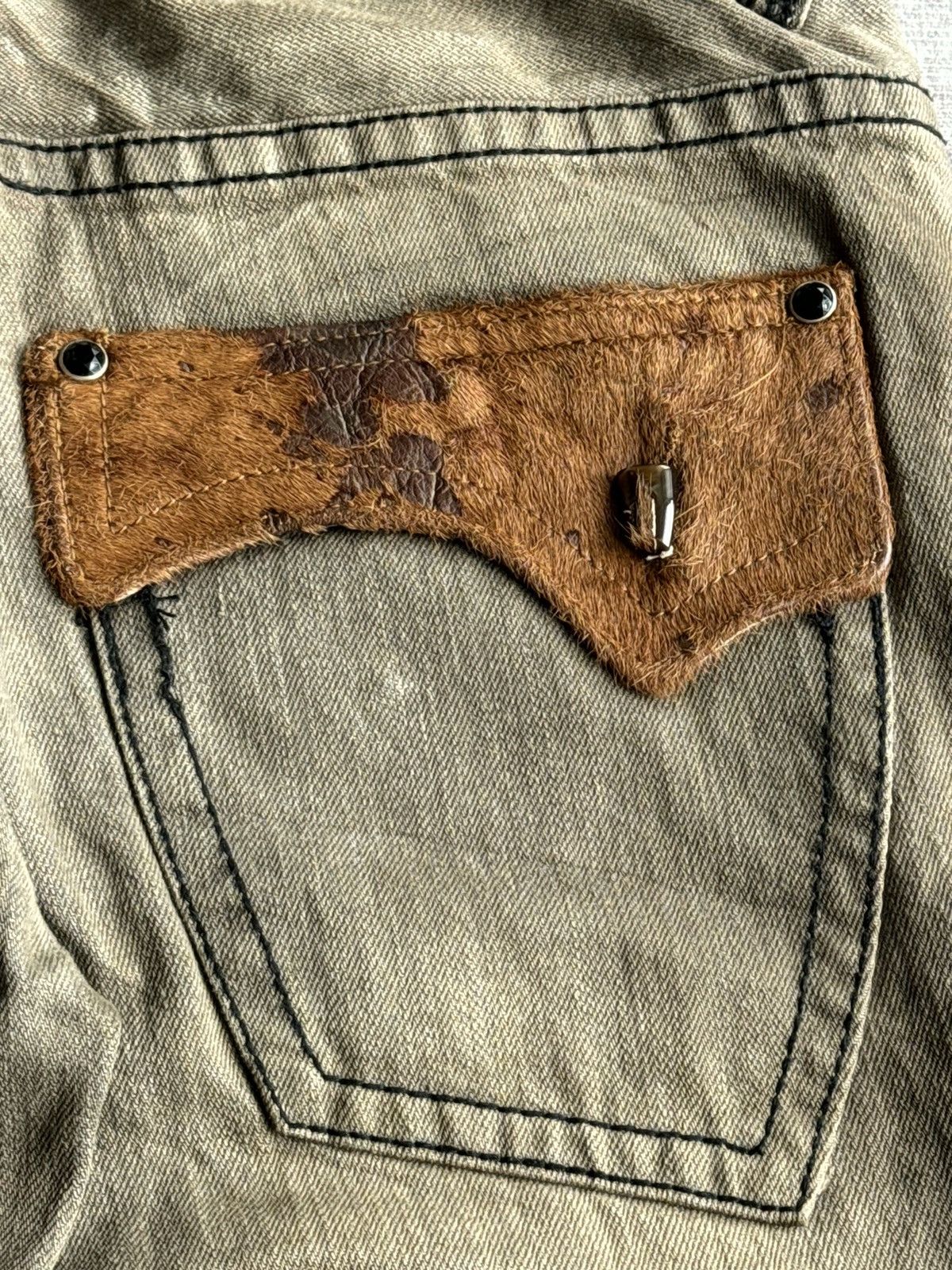 Japanese Brand RIOT Section of Pure Life Punk Flared Denim Size US 32 / EU 48 - 11 Thumbnail