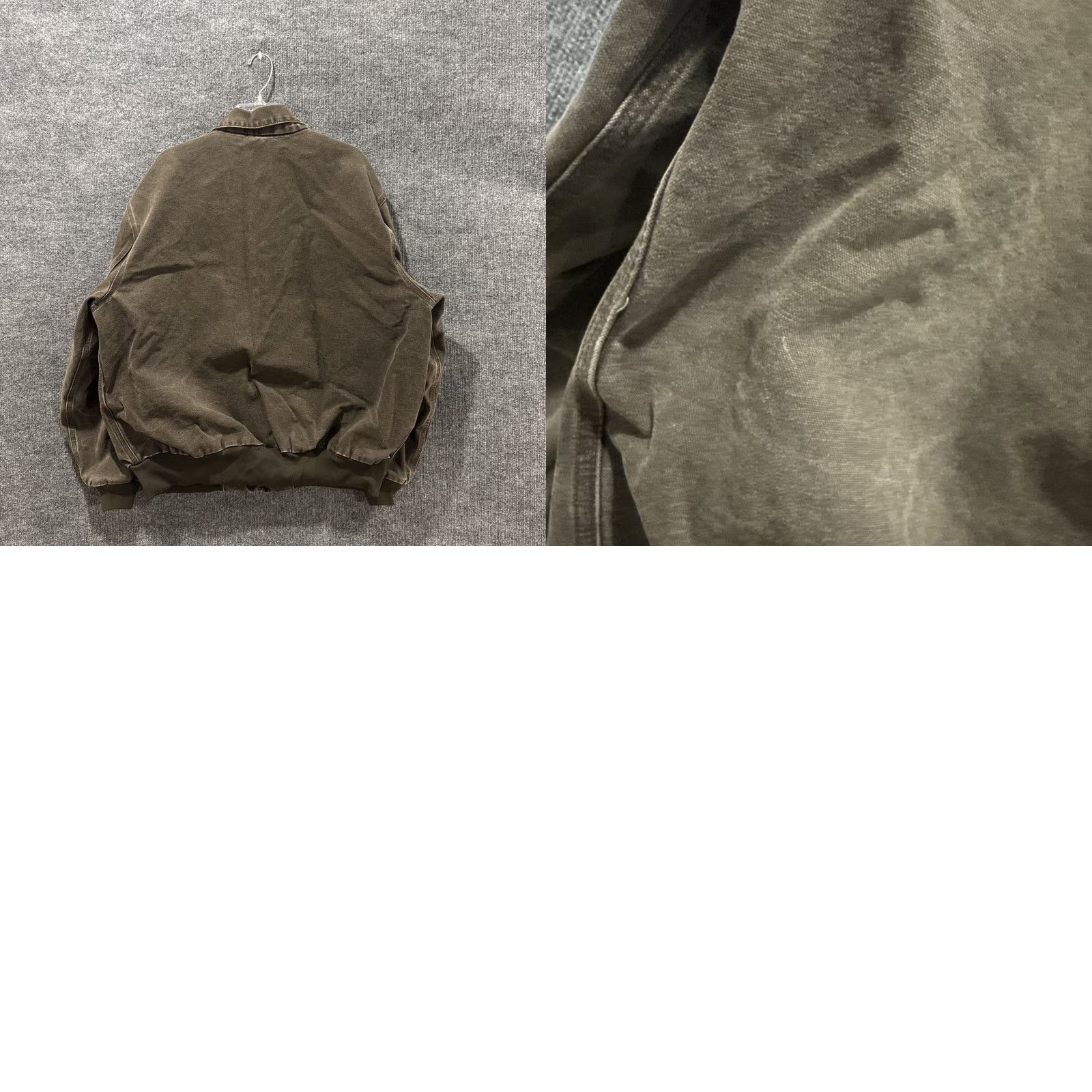Carhartt VINTAGE Carhartt Jacket Men's XL Canvas Faded Timber Brown J102TMB Santa Fe Bomber Jacket Mens XL Brown Canvas Carhartt J102TMB Santa Fe Size US XL / EU 56 / 4 - 8 Thumbnail