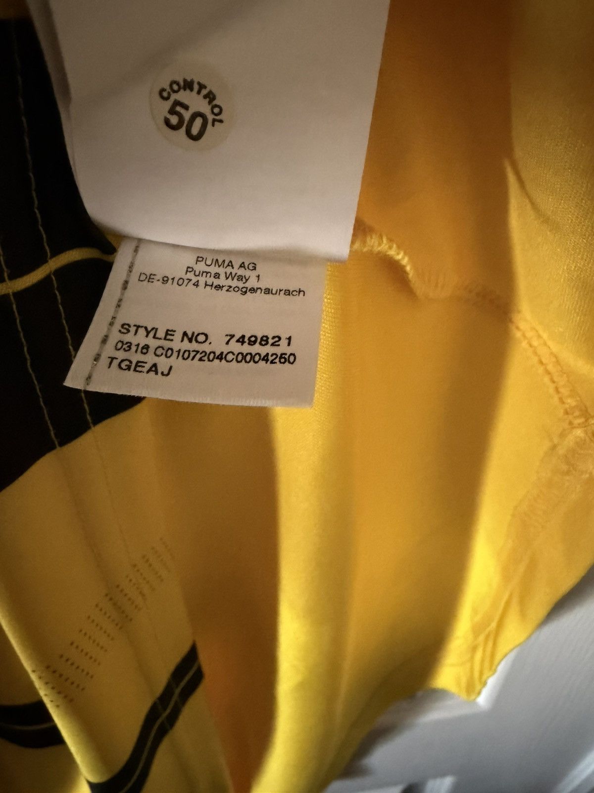 Puma Reus 16/17 BVB Home Shirt Size US XXL / EU 58 / 5 - 5 Thumbnail