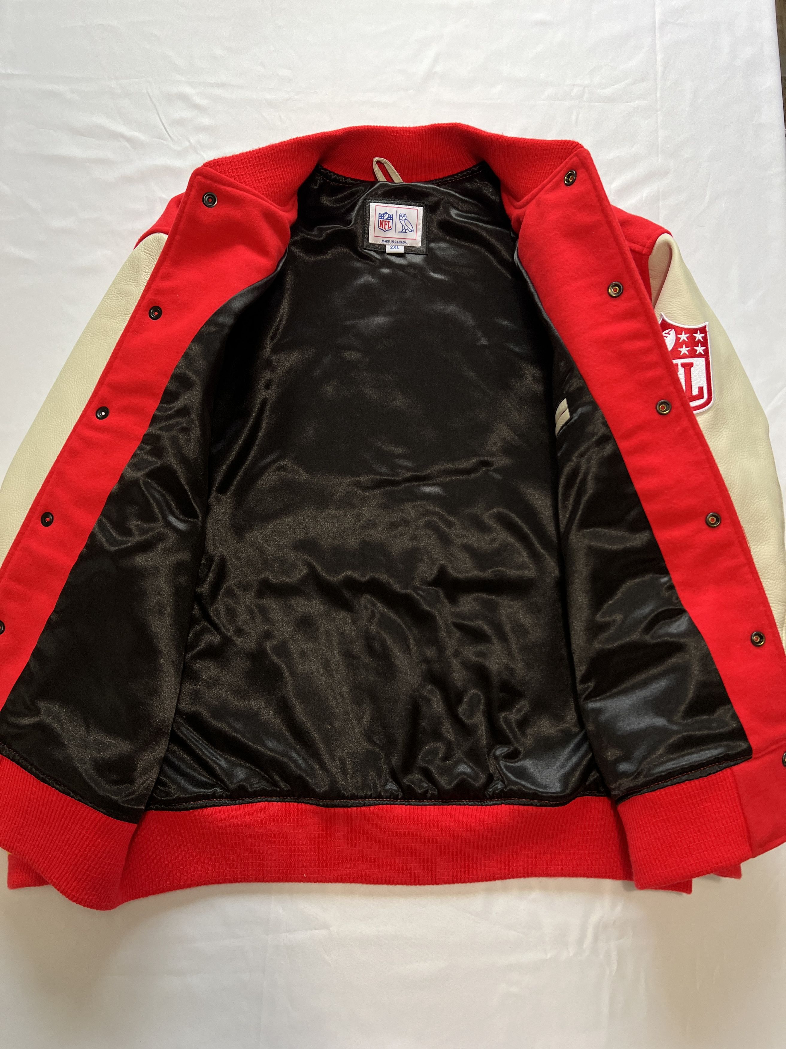 Drake OVO x NFL KANSAS CITY CHIEFS OG VARSITY JACKET Size US XXL / EU 58 / 5 - 7 Thumbnail