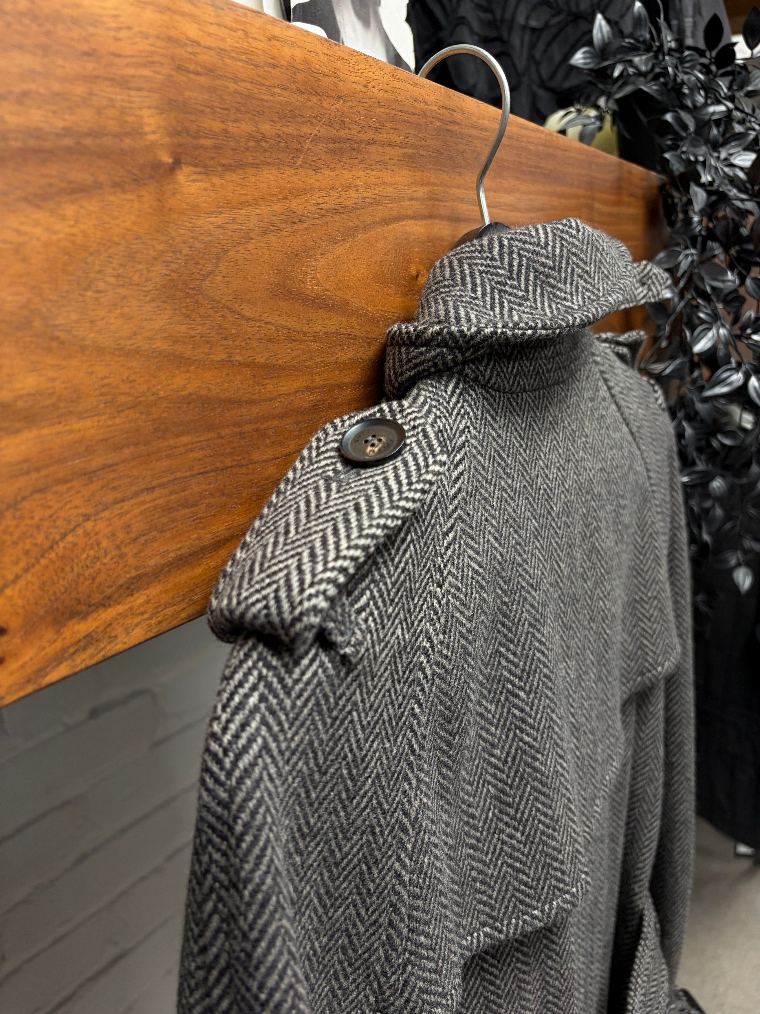 Gucci 2010s Gucci ‘Herringbone’ High Neck Closure Wool Trench Coat Size US S / EU 44-46 / 1 - 5 Thumbnail
