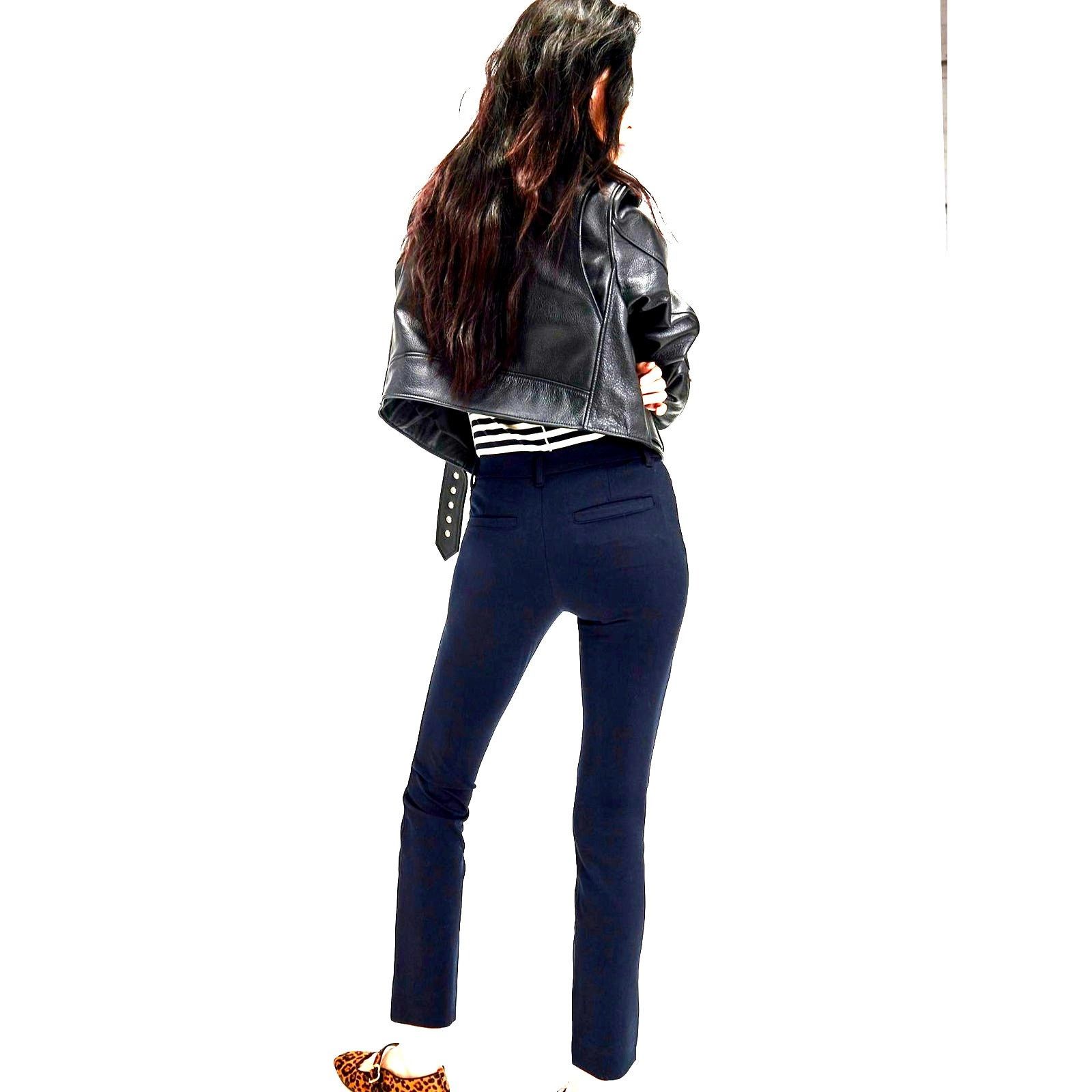 Free People Free People Molly Slim Pants Black size 12 Size 34" / US 12 / IT 48 - 7 Thumbnail