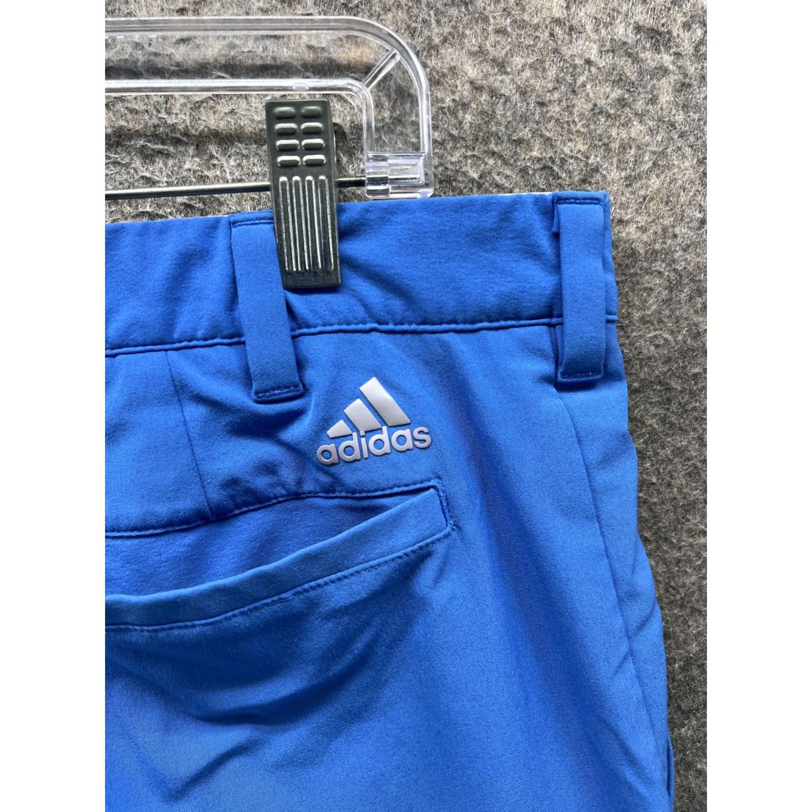 Adidas Adidas Shorts Mens 34 Blue Golf Chino Microfiber Stretch Casual Summer 365 Size US 34 / EU 50 - 5 Thumbnail