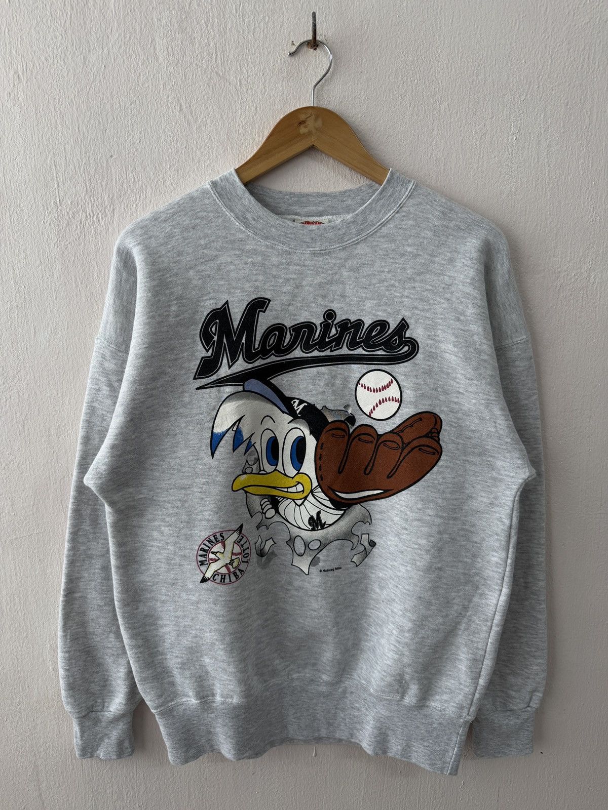 Nutmeg VINTAGE JAPAN BASEBALL LEAGUE MARINES CHIBA LOTTE Size US M / EU 48-50 / 2 - 2 Thumbnail