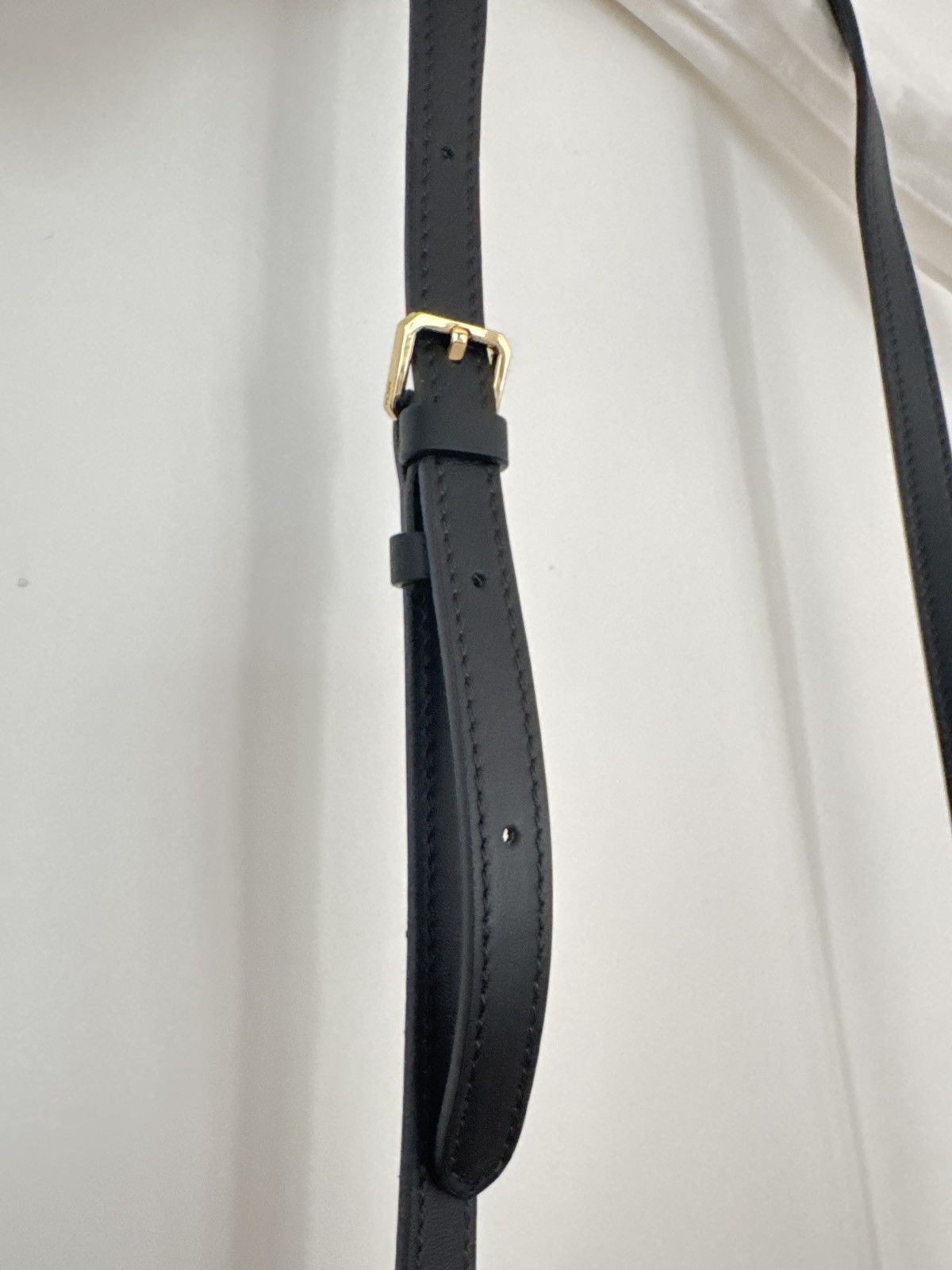 MCM MCM Tracy Shoulder Bag - Black Leather with Gold Logo - NEW Size ONE SIZE - 4 Thumbnail