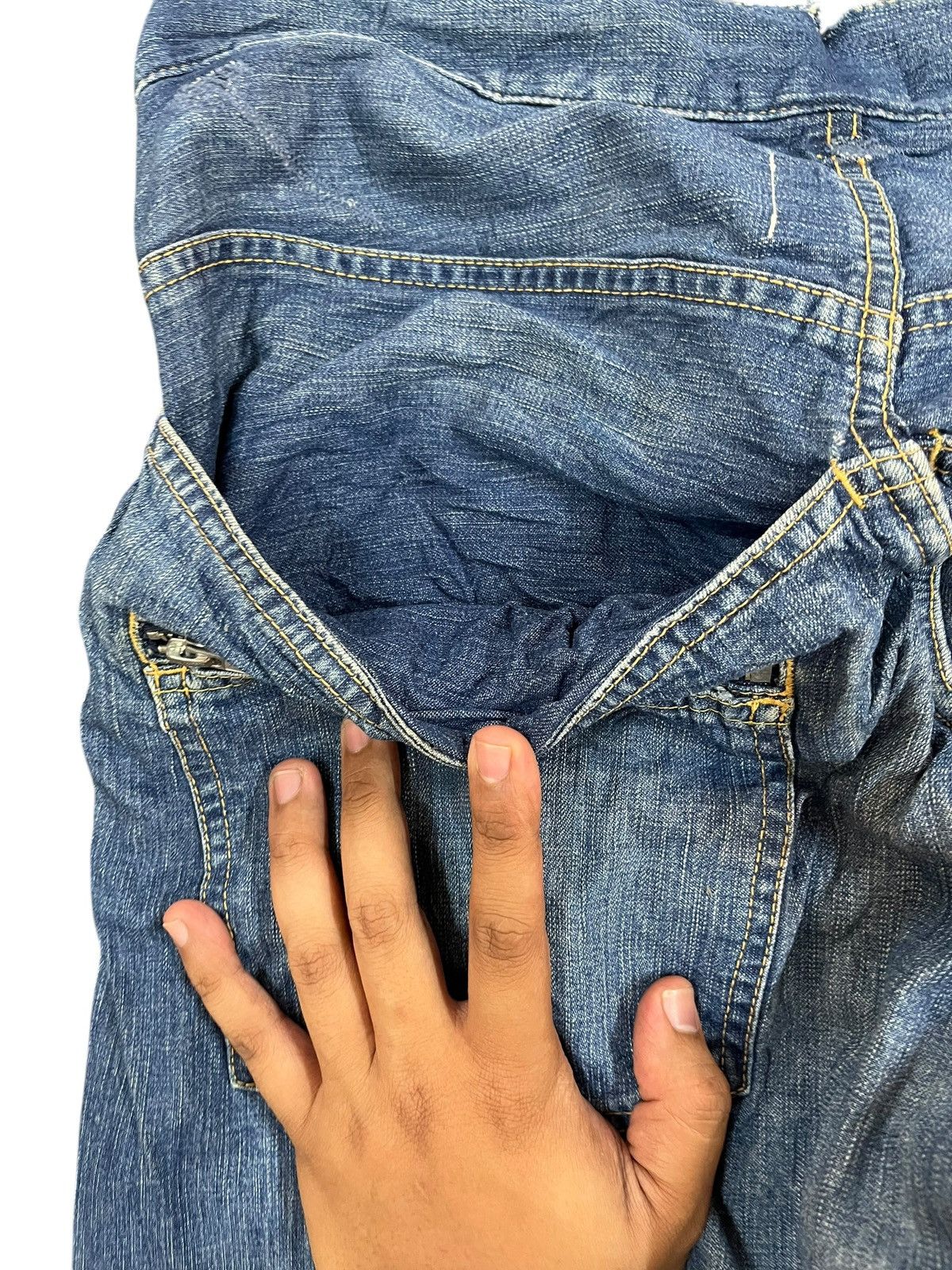 WHIZ LIMITED Vintage Whiz Limited Double Pocket Trash Denim Size US 32 / EU 48 - 10 Thumbnail