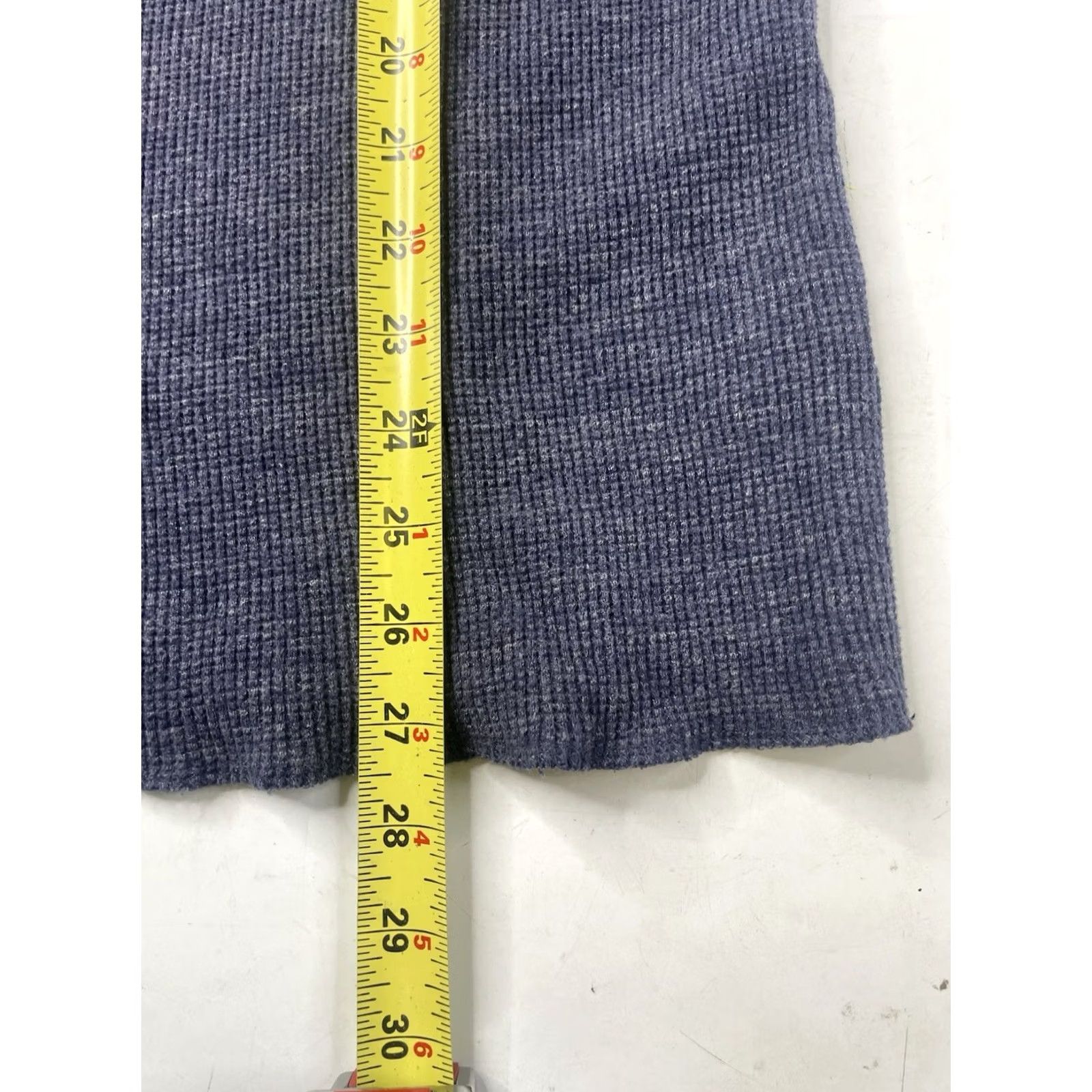 Wallace & Barnes Wallace & Barnes Shirt Mens Large Blue Henley Waffle Knit Thermal Classic Heritage Size US L / EU 52-54 / 3 - 5 Thumbnail