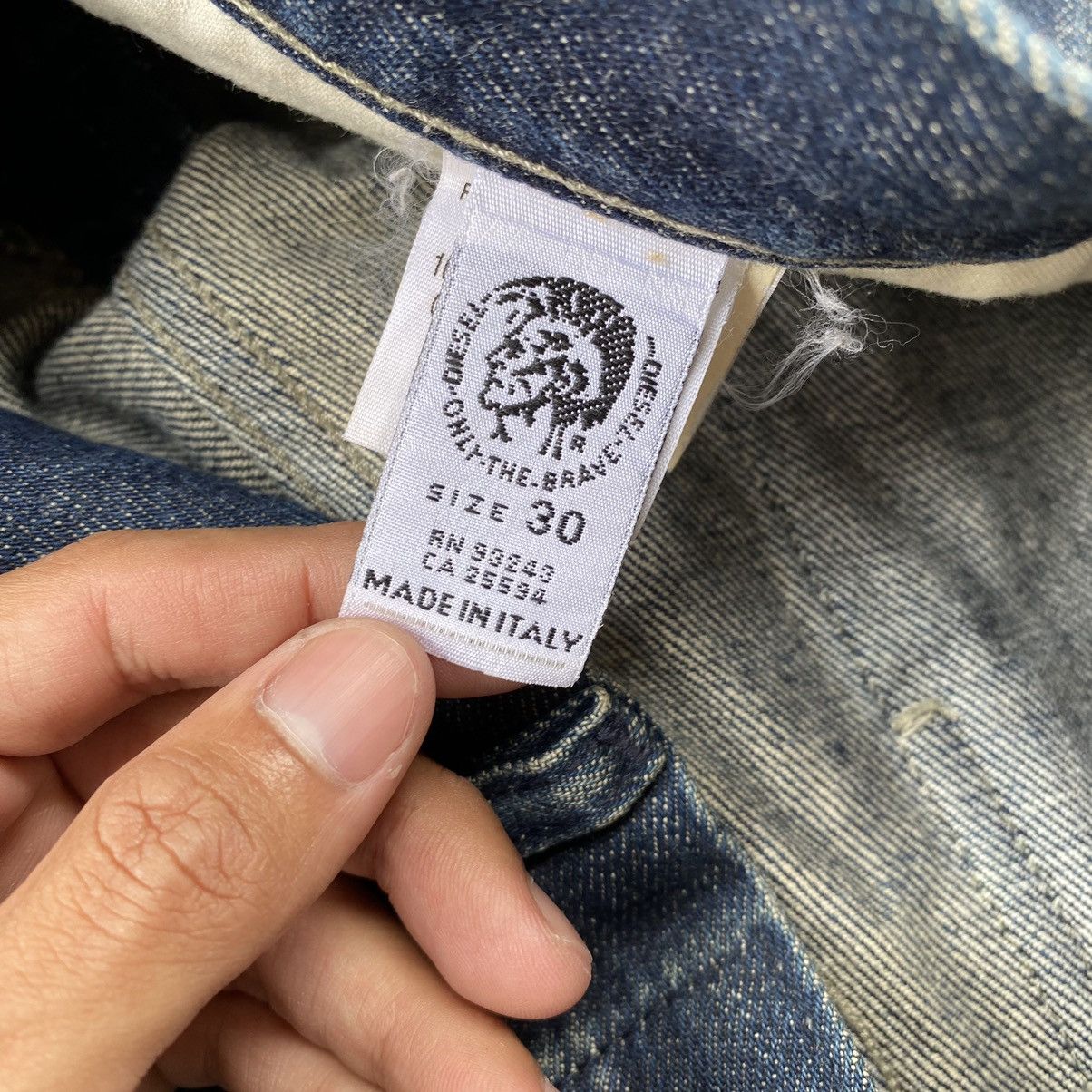 Diesel Vintage Y2k Diesel Distressed Denim Pants Size US 30 / EU 46 - 8 Thumbnail