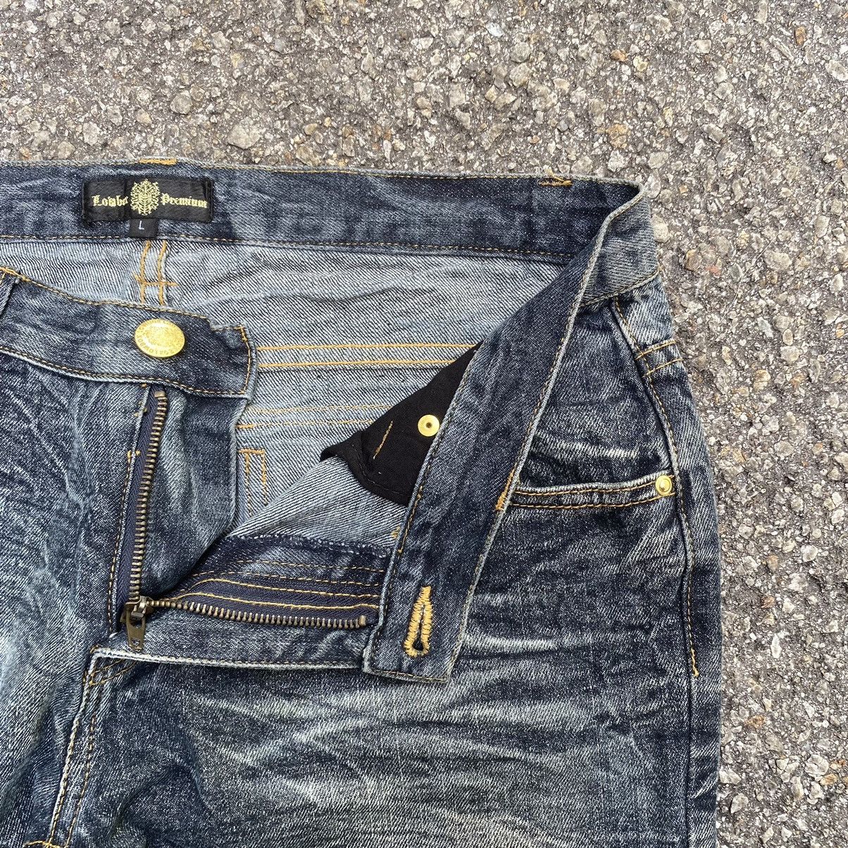 If Six Was Nine Flare Jeans Lowbox Low Rise Distressed Denim Faded Boot Cut Size US 31 - 6 Thumbnail