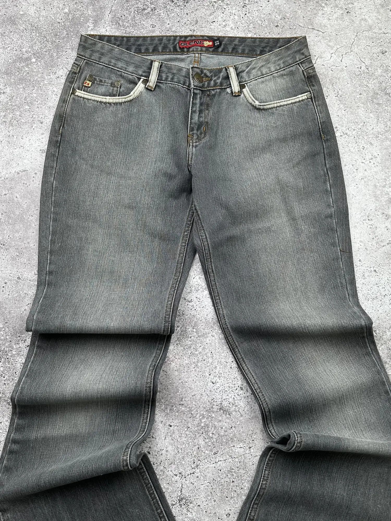 Japanese Brand Vintage Flare Jeans C383(V272) Size 27" / US 4 / IT 40 - 2 Thumbnail