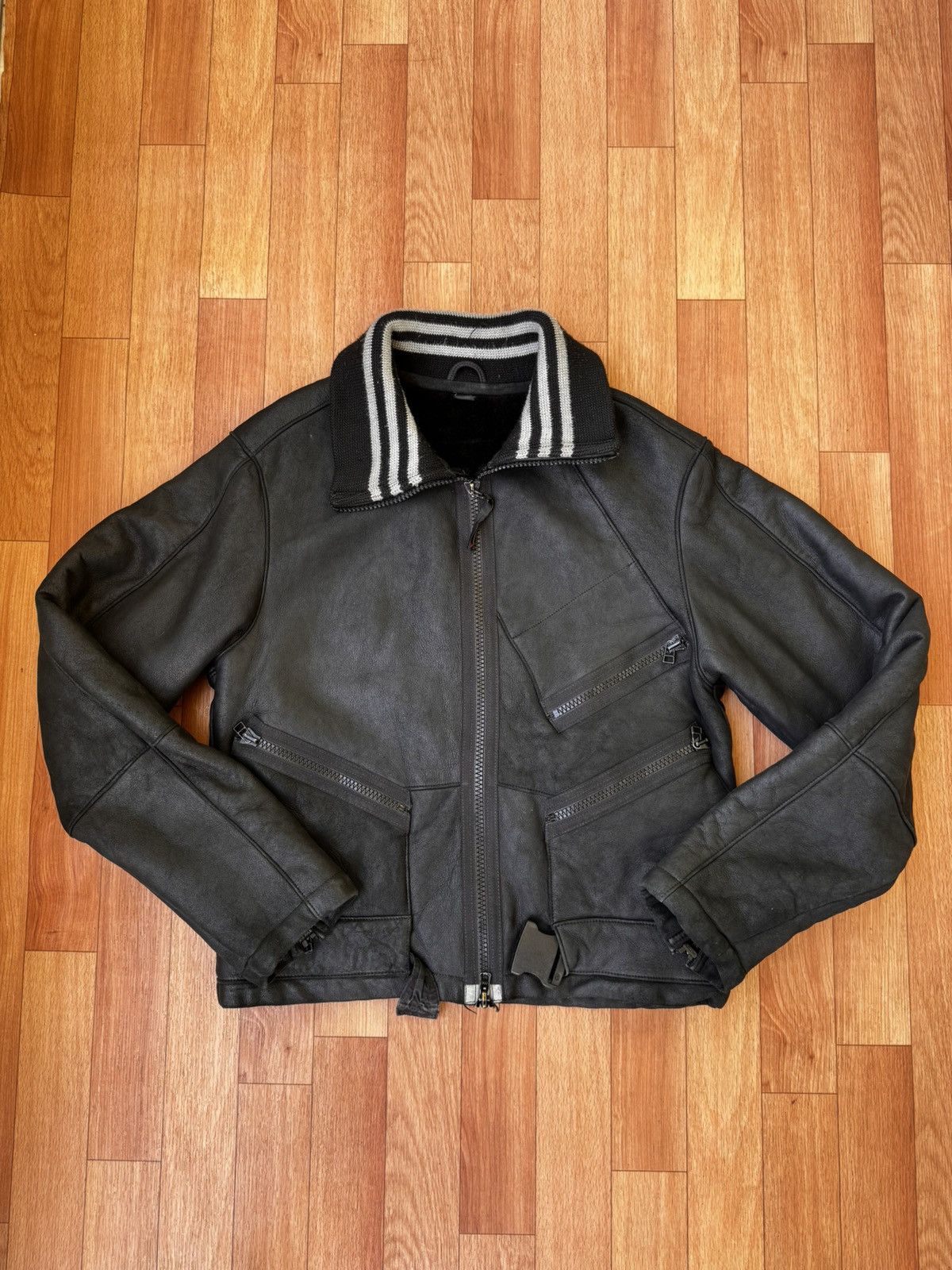 Adidas × Y-3 🕷️💥Yohji yamamoto x adidas shearling blouson lambskin jacket Size US M / EU 48-50 / 2 - 10 Thumbnail