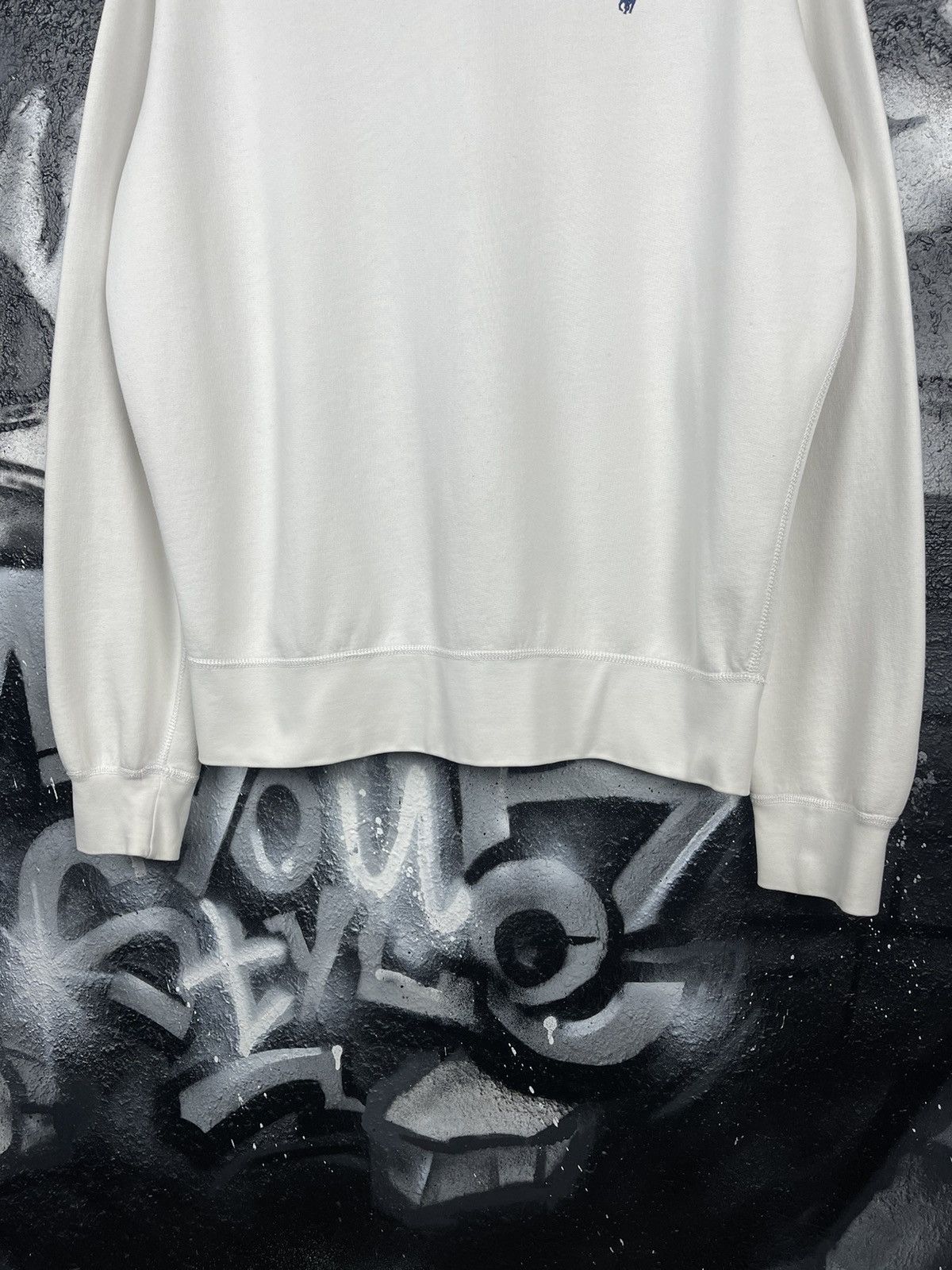Polo Ralph Lauren × Ralph Lauren × Vintage Polo Ralph Lauren White Sweatshirt Men’s Size L Size US L / EU 52-54 / 3 - 5 Thumbnail
