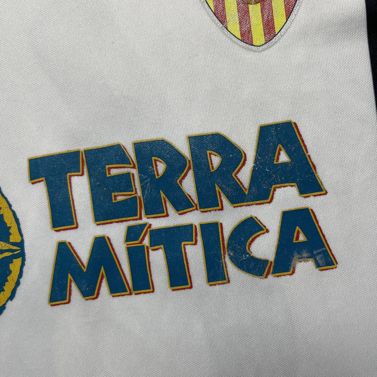Nike VALENCIA NIKE 2000/2001 FOOTBALL HOME JERSEY #6 MENDIETA Size US M / EU 48-50 / 2 - 10 Thumbnail