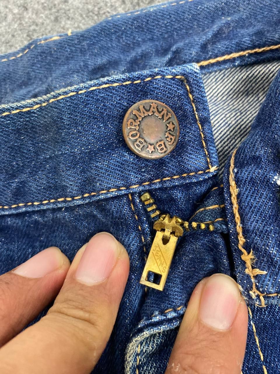 Japanese Brand vintage borman distressed denim nice design Size US 32 / EU 48 - 11 Thumbnail