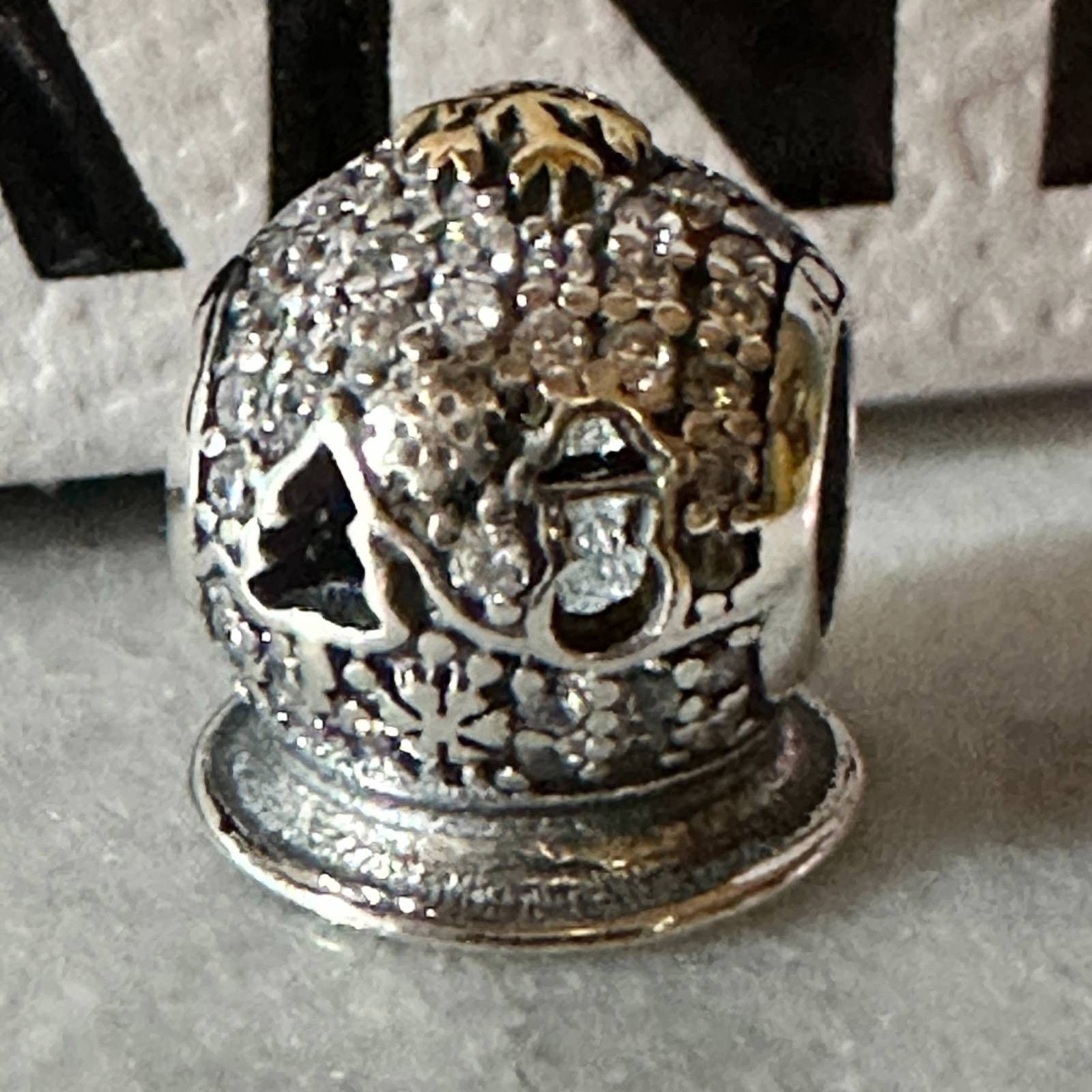 pandora Authentic Pandora 2015 Dazzling Snow Globe Good Friday Charm Size ONE SIZE - 2 Thumbnail