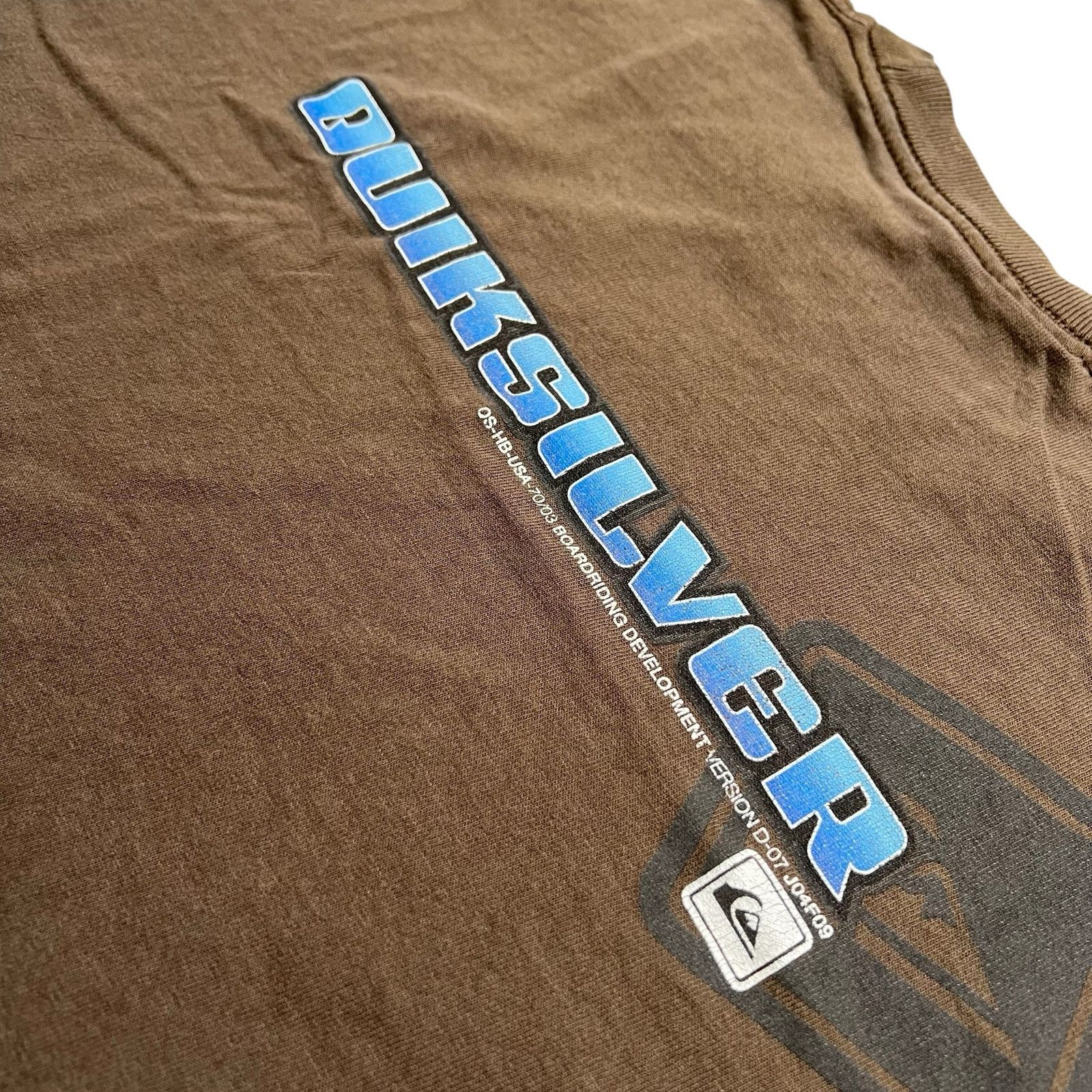 Quiksilver Y2K Quiksilver T Shirt Men XL short sleeve Brown Skate Surf Size US XL / EU 56 / 4 - 7 Thumbnail