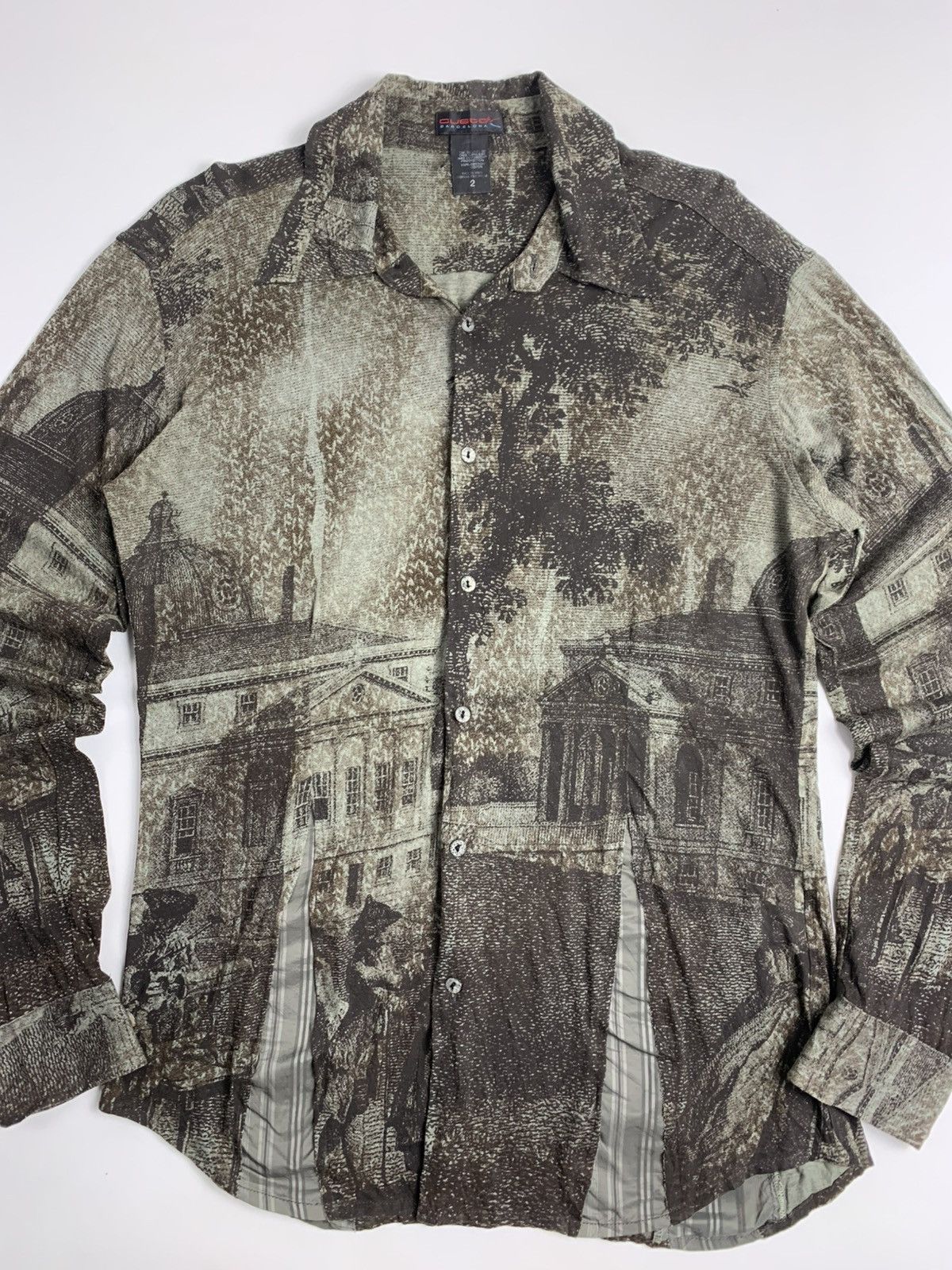 Custo Barcelona Custo Barcelona Art Print Button-Up Shirt Size M / US 6-8 / IT 42-44 - 2 Thumbnail