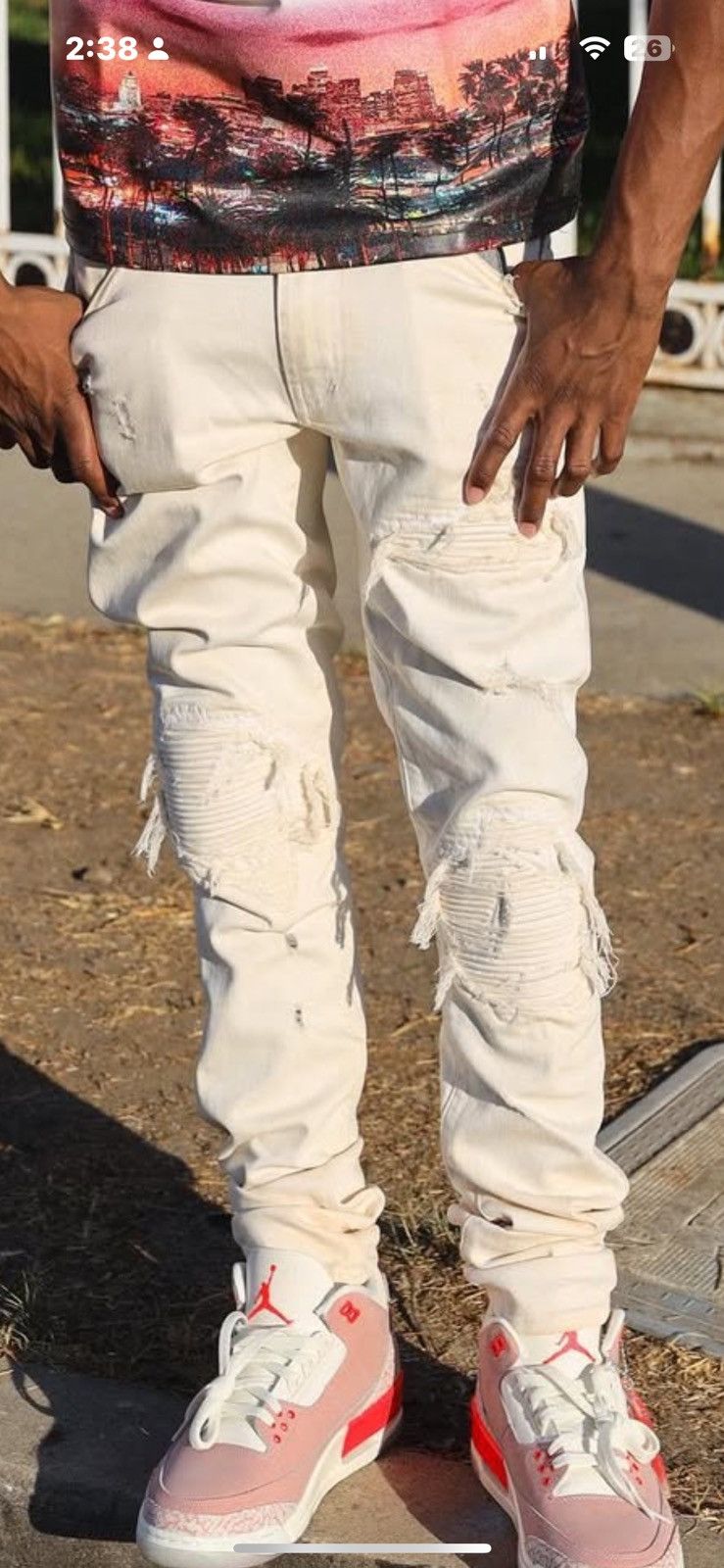 Amiri Amiri Denim jeans off white Size US 29 - 3 Thumbnail