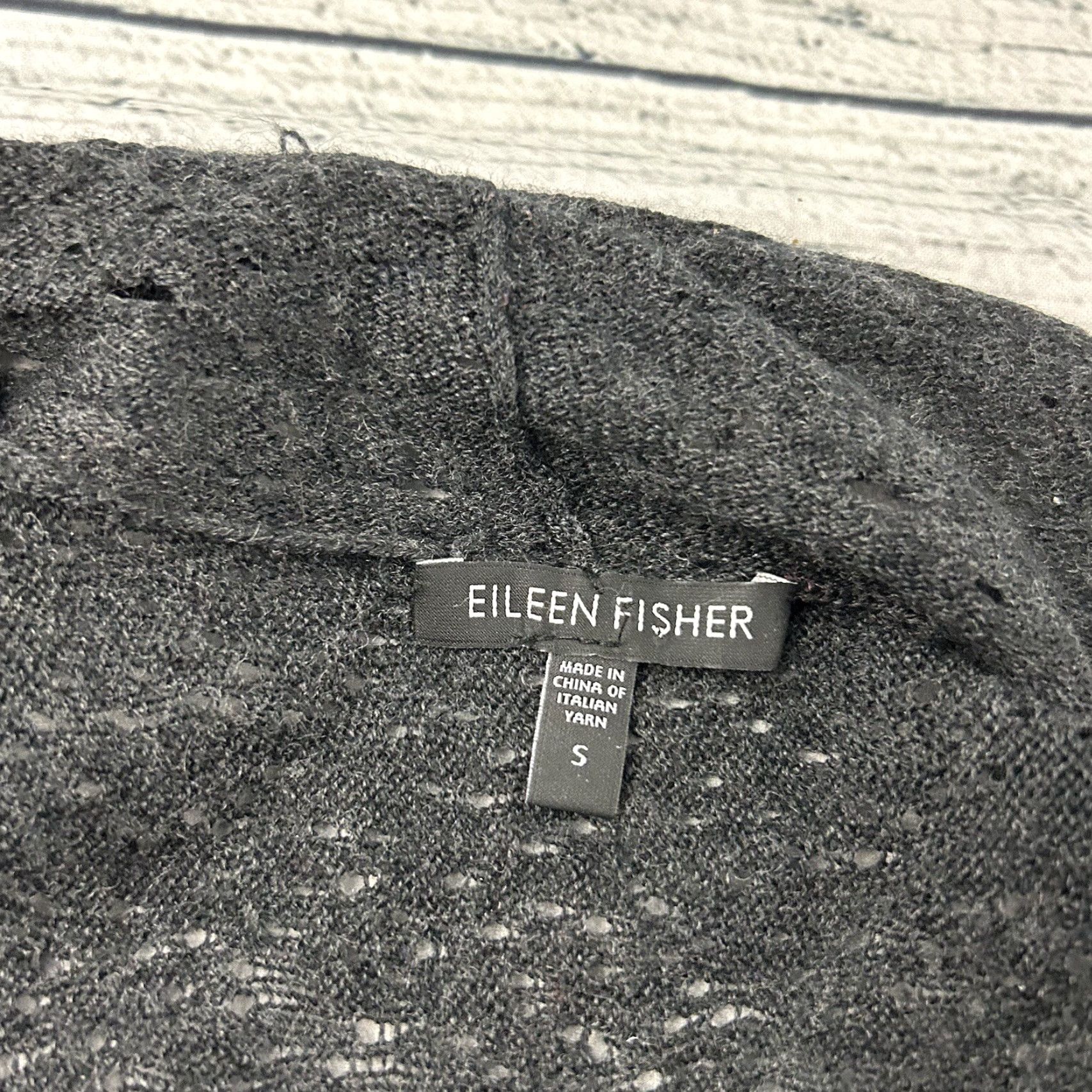 Eileen Fisher Eileen Fisher Cardigan Wool Open Long Sleeve Women's Small Gray Shirt Womens Cardigan Wool Open Long Sleeve Gray Eileen Fisher Size S / US 4 / IT 40 - 2 Thumbnail