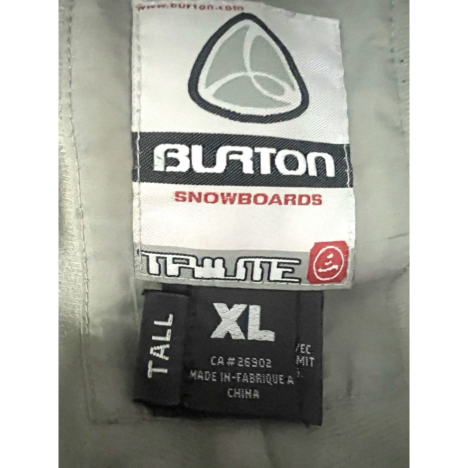 Burton Burton Black Snowboard Ski Cargo Lined Pants XL Tall 38x34 Size US 38 / EU 54 - 9 Thumbnail