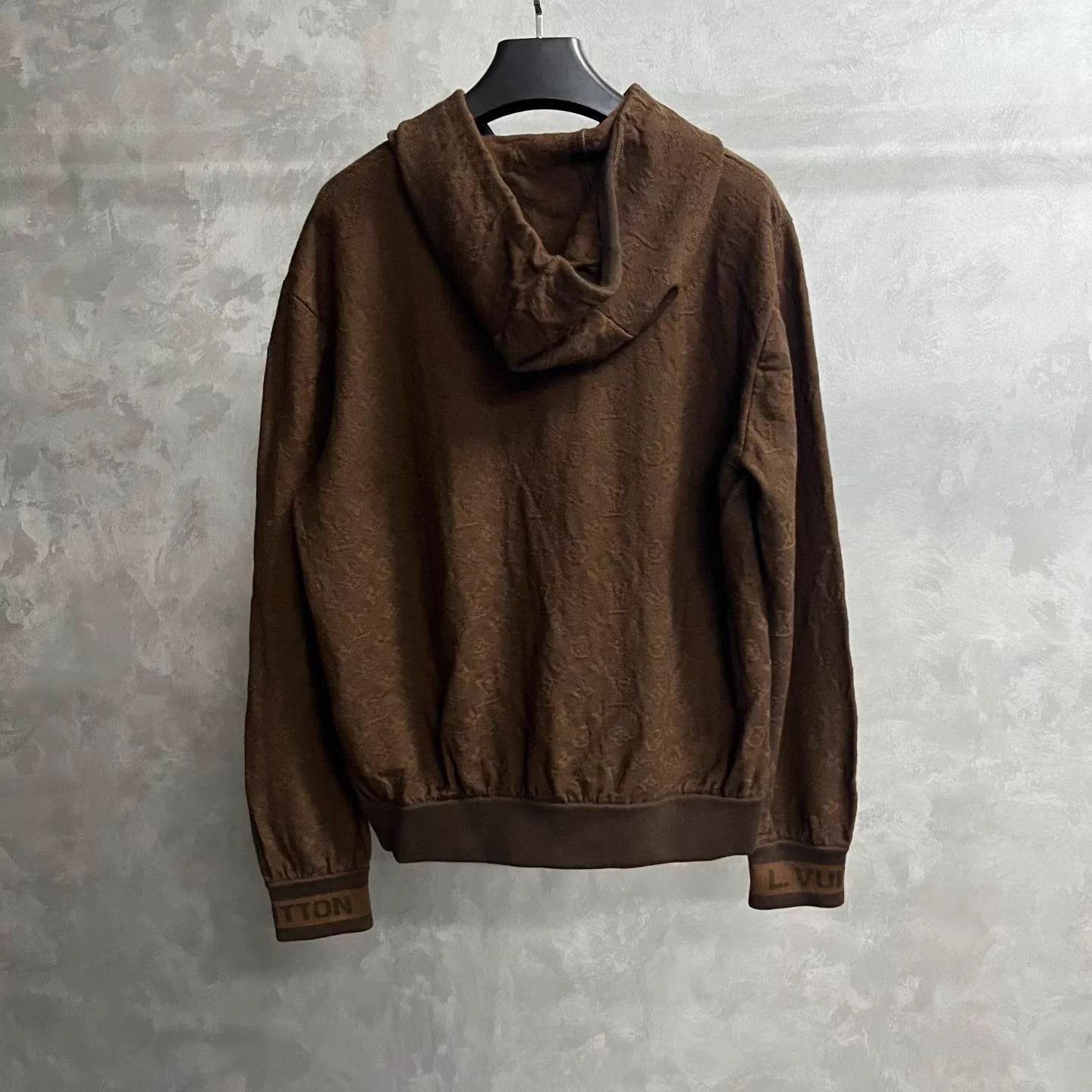 Louis Vuitton Louis Vuitton Brown Drawstring Hoodie Size L Size US L / EU 52-54 / 3 - 2 Thumbnail
