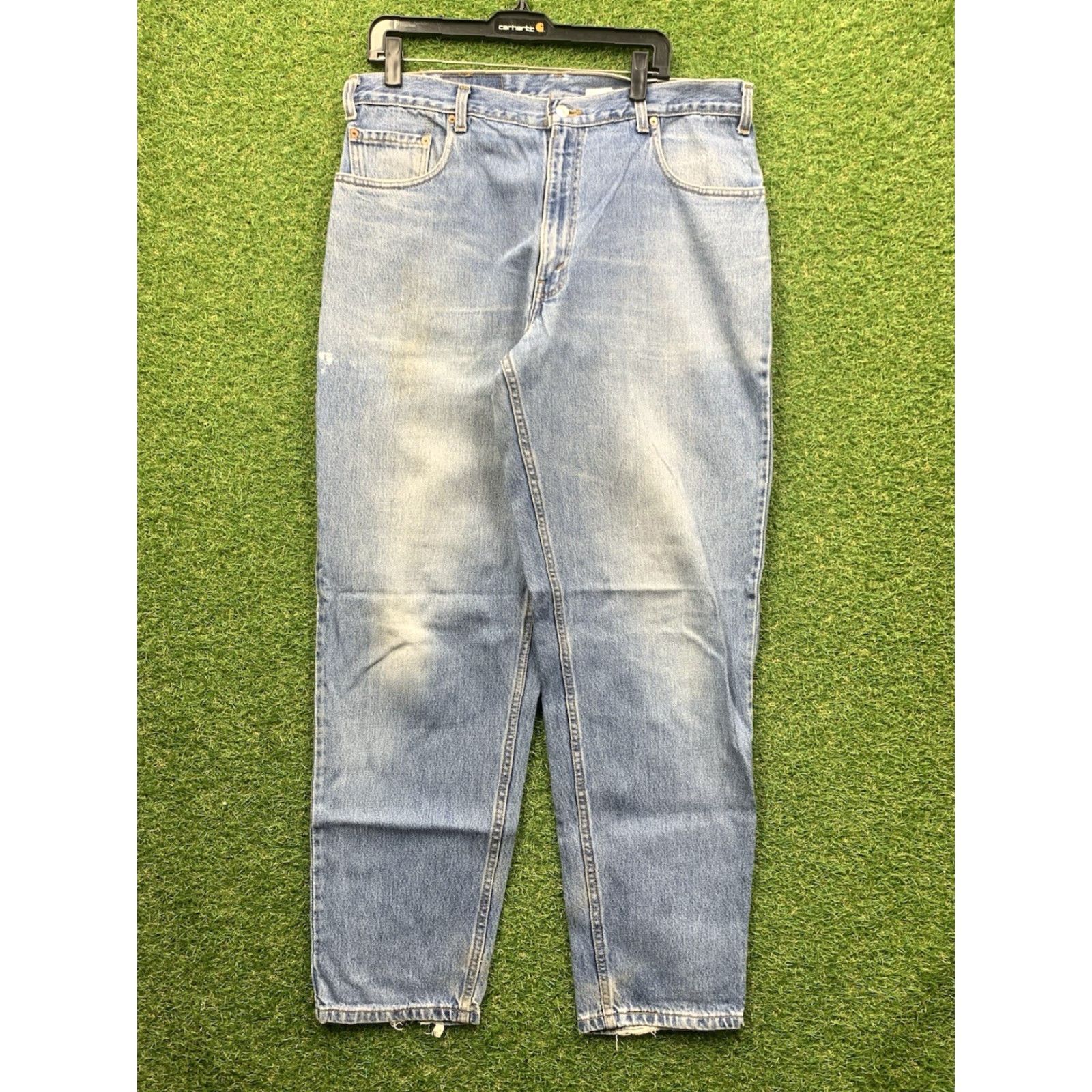 Levi's VINTAGE Levi's 560 Jeans Mens 36x32 Light Wash 90s Work Tapered Size US 36 / EU 52 - 2 Thumbnail