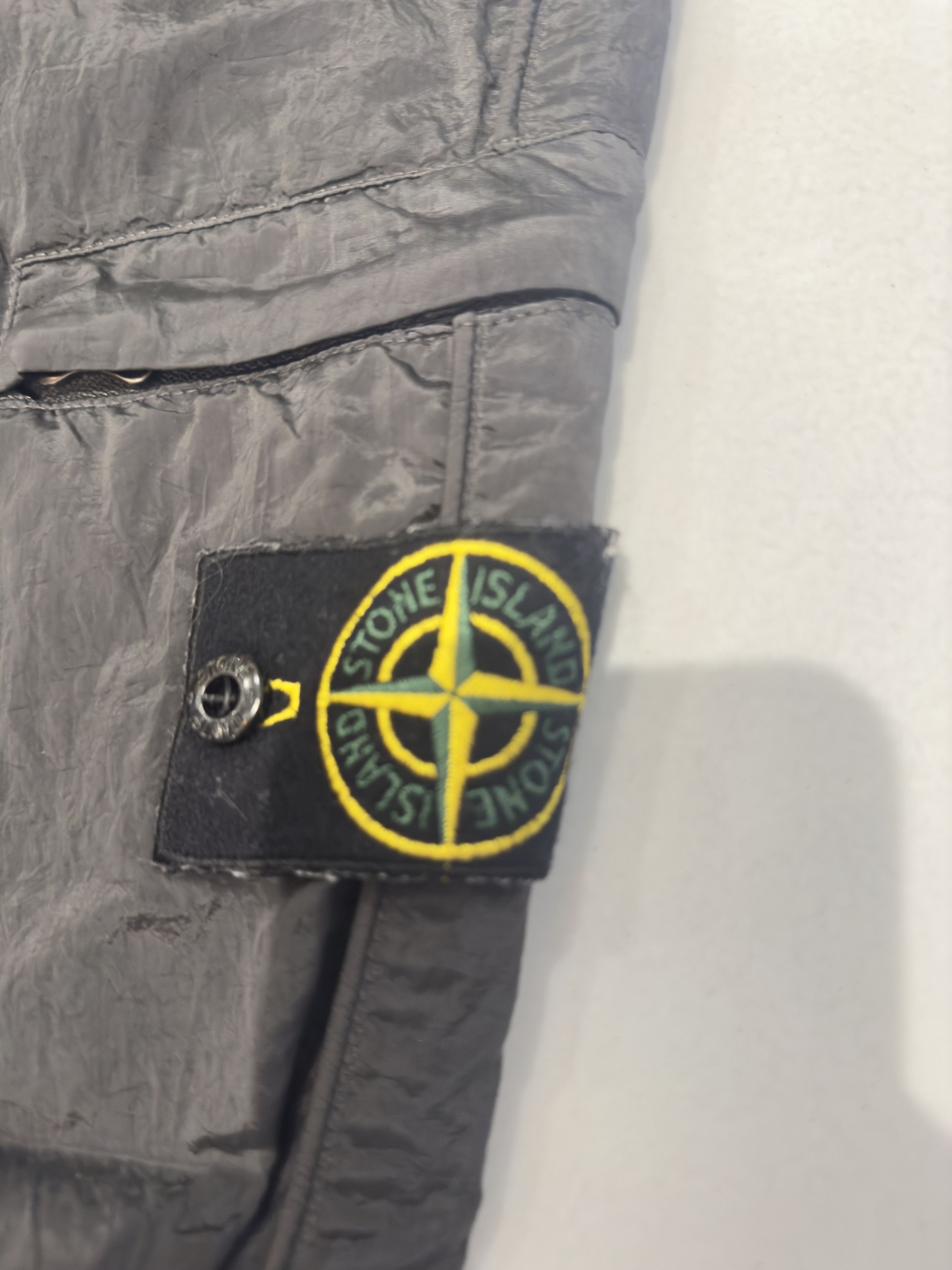 Stone Island Stone Island Charcoal Gray Nylon Pants Size US 30 / EU 46 - 4 Thumbnail