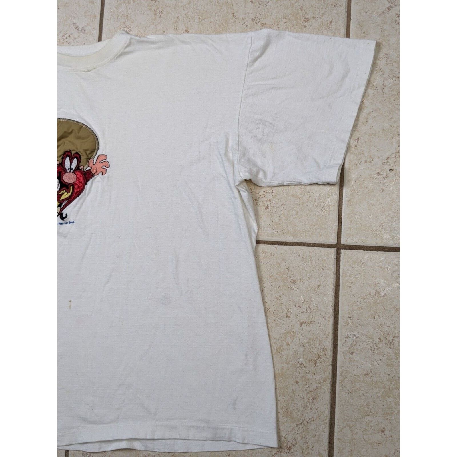Other Vtg Loony Tunes Yosemite Sam Embroidered T-Shirt 1994 READ Size US L / EU 52-54 / 3 - 5 Thumbnail