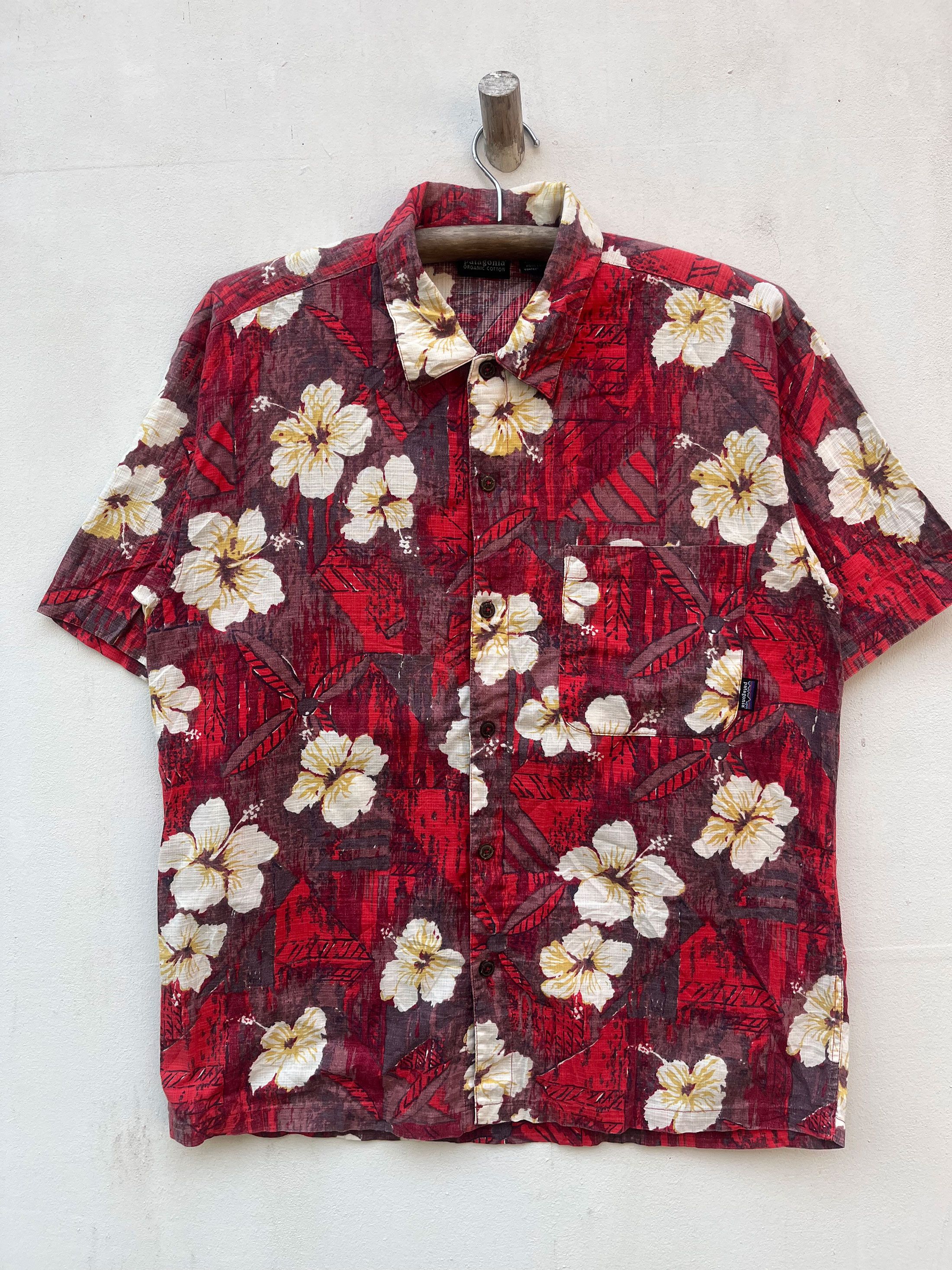 Patagonia Vintage Patagonia Hawaiian Hawaii Short Sleeve Full Printed Size US S / EU 44-46 / 1 - 1 Thumbnail
