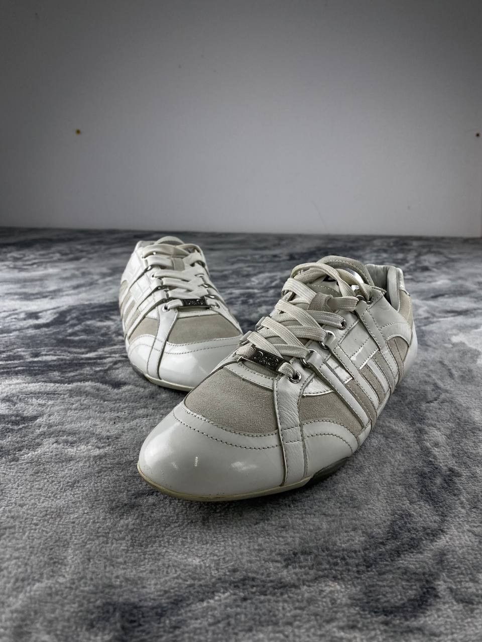 Dolce & Gabbana Vintage Dolce & Gabbana Patent Leather Sneakers Men Size US 8.5 / EU 41-42 - 1 Thumbnail