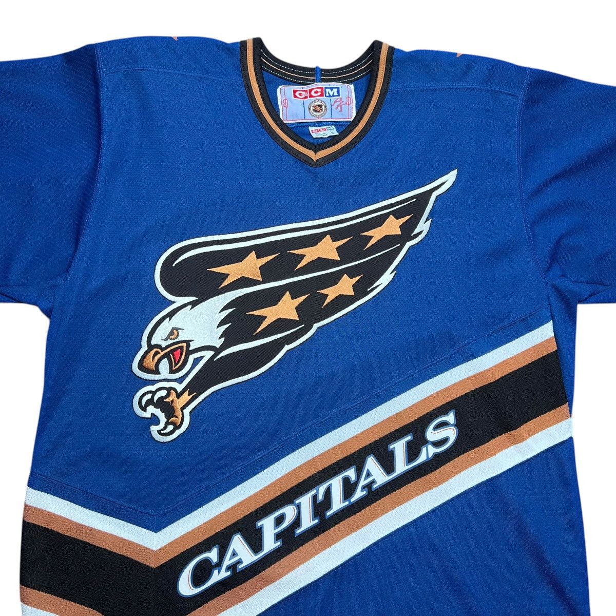 Ccm NHL Washington Capitals Screaming Eagle CCM Hockey Jersey Size US M / EU 48-50 / 2 - 5 Thumbnail