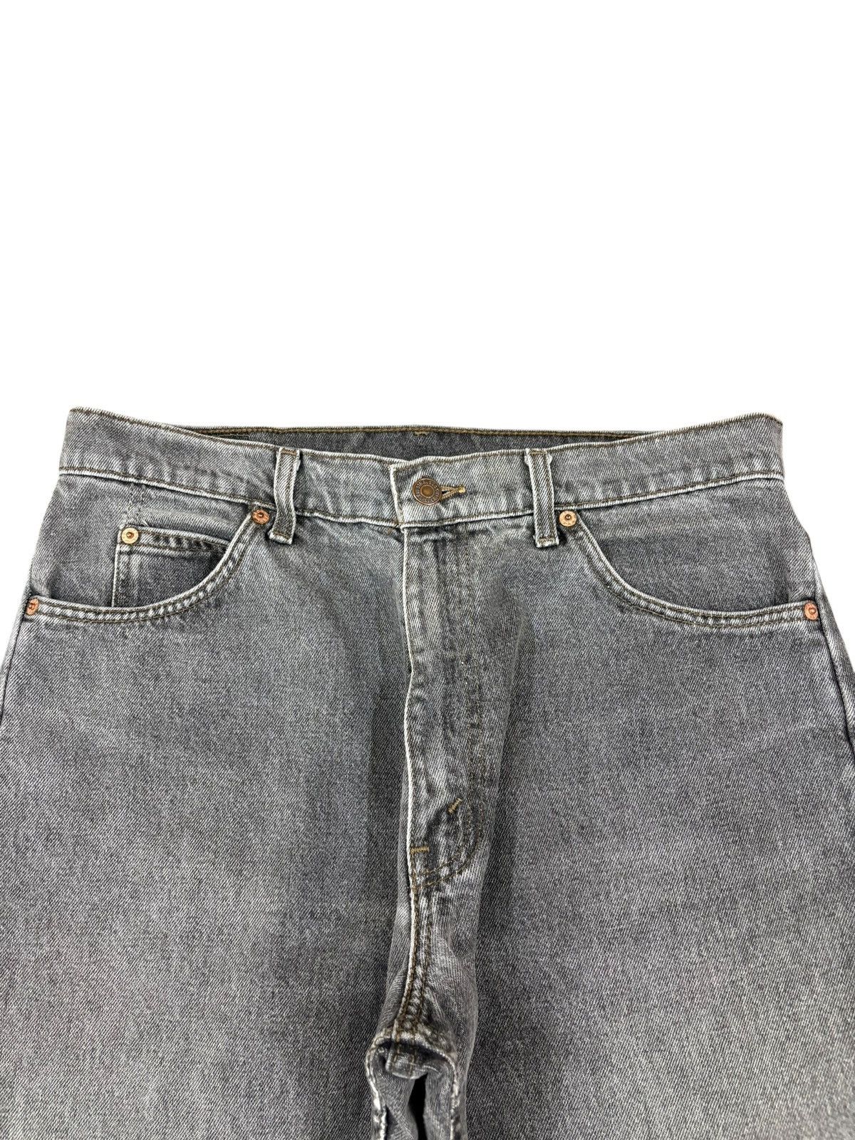 Levi's Vintage 90s Levis 310 Orange Tab Charcoal Wash Distress Jean Size US 34 / EU 50 - 4 Thumbnail